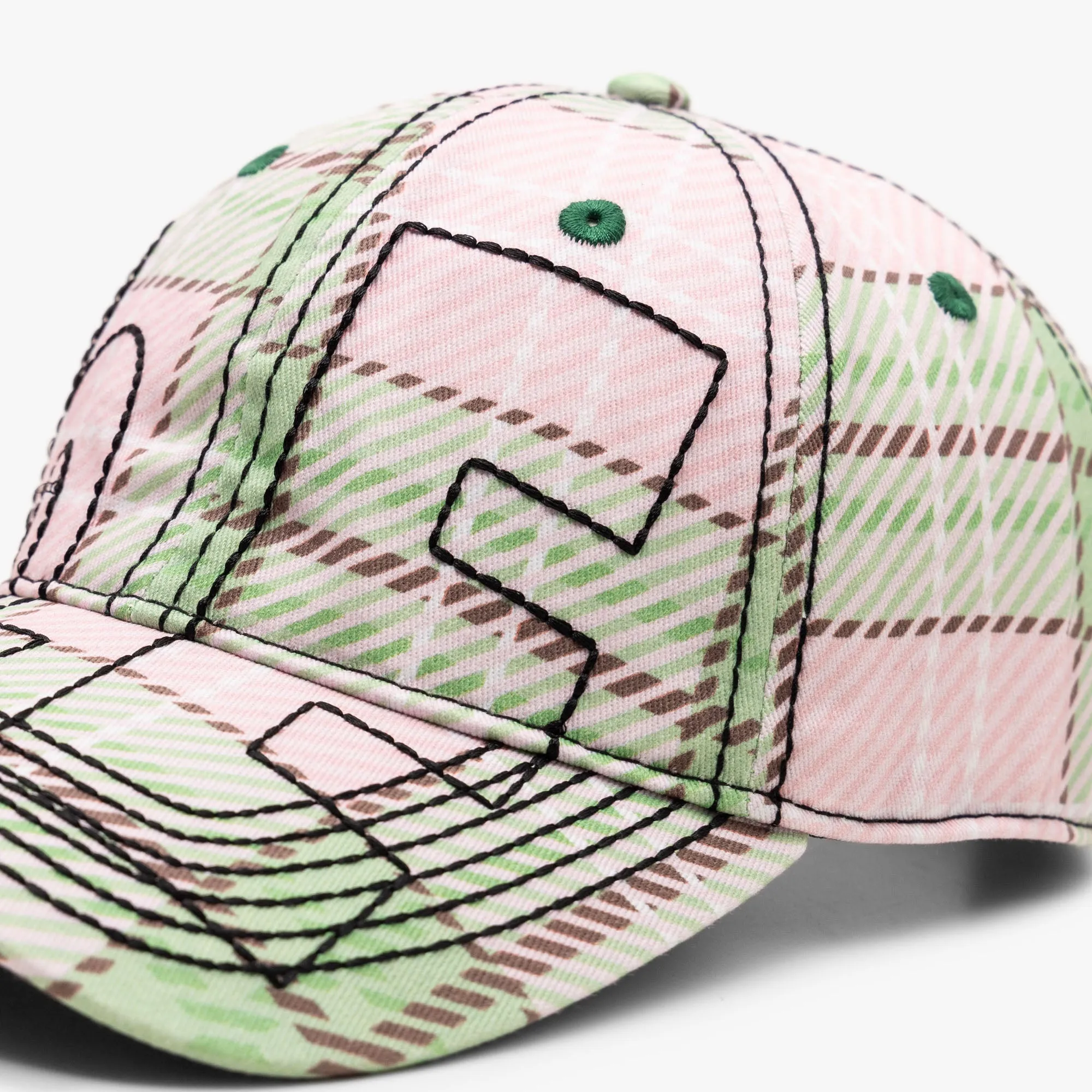b.Eautiful Vapor 6 Panel Hat / Sakura Tartan sold by Livestock product image thumbnail 4