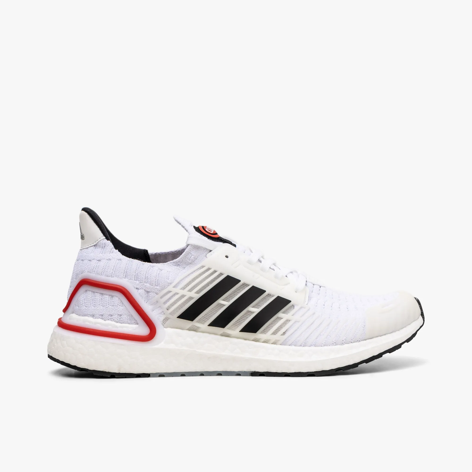 adidas Ultraboost Climacool 1 DNA / Cloud White / Core Black - Vivid Red sold by Livestock