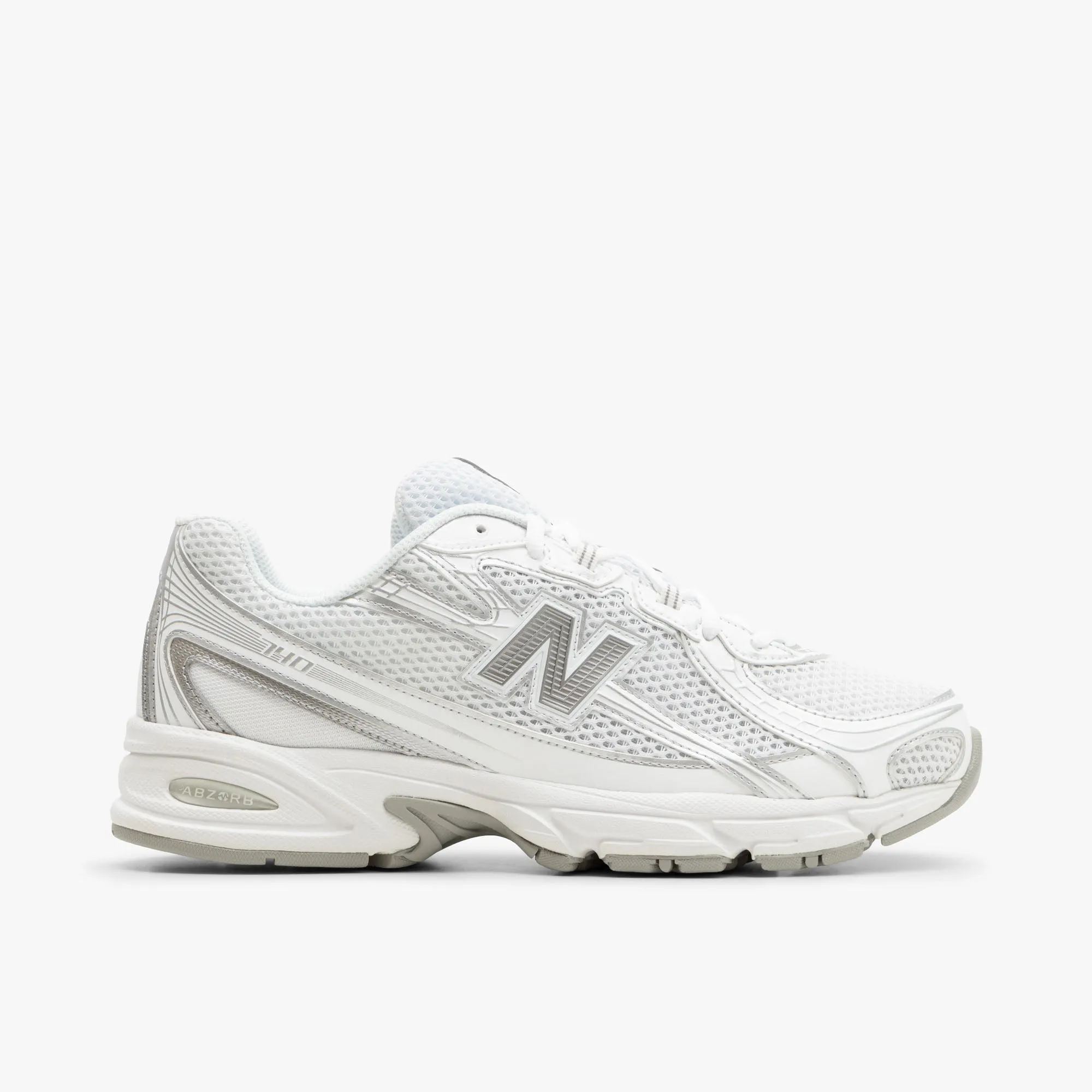 New Balance U740 / White / Silver Metallic sold by Livestock