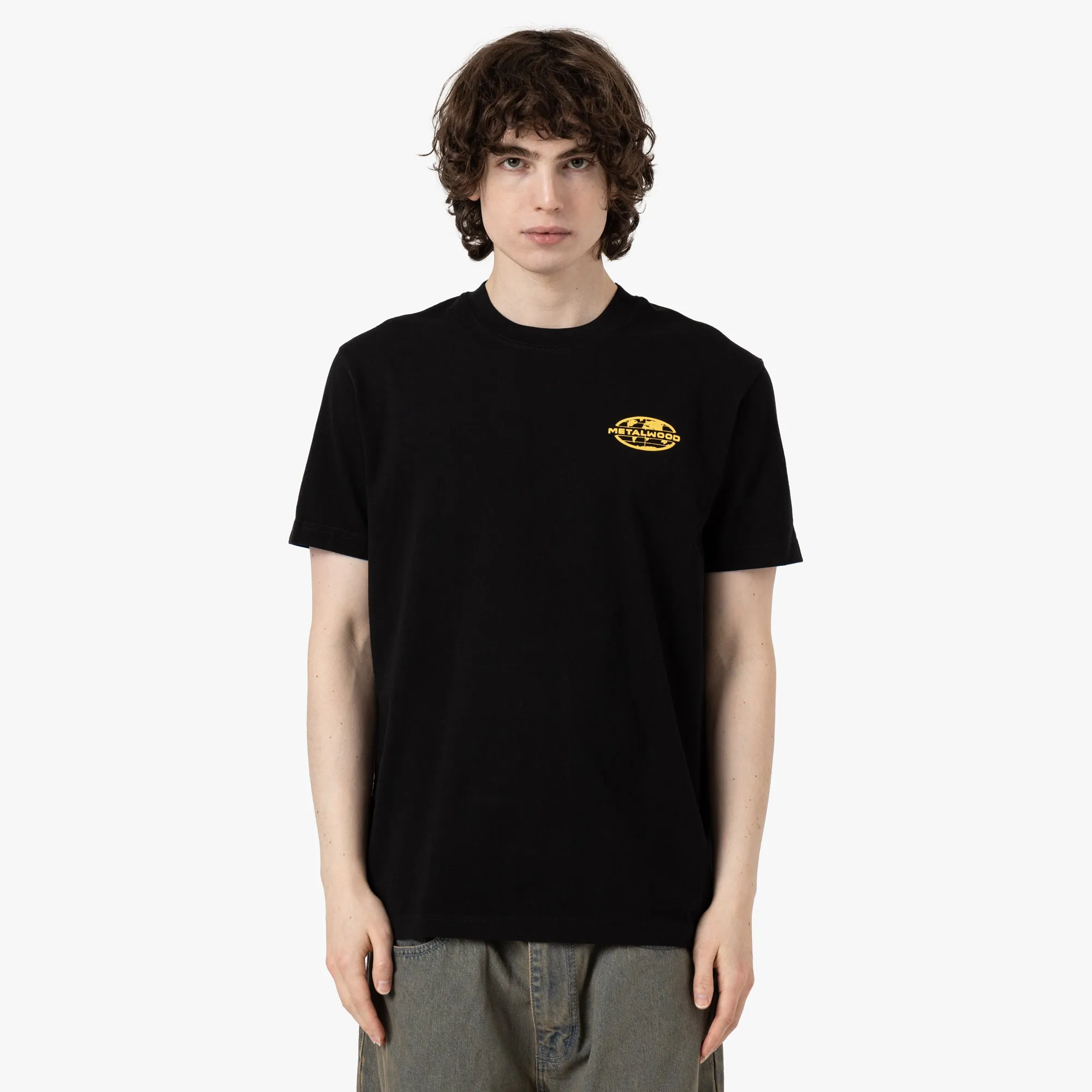 Metalwood 300 Yards T-Shirt / Overdyed Black sold by Livestock