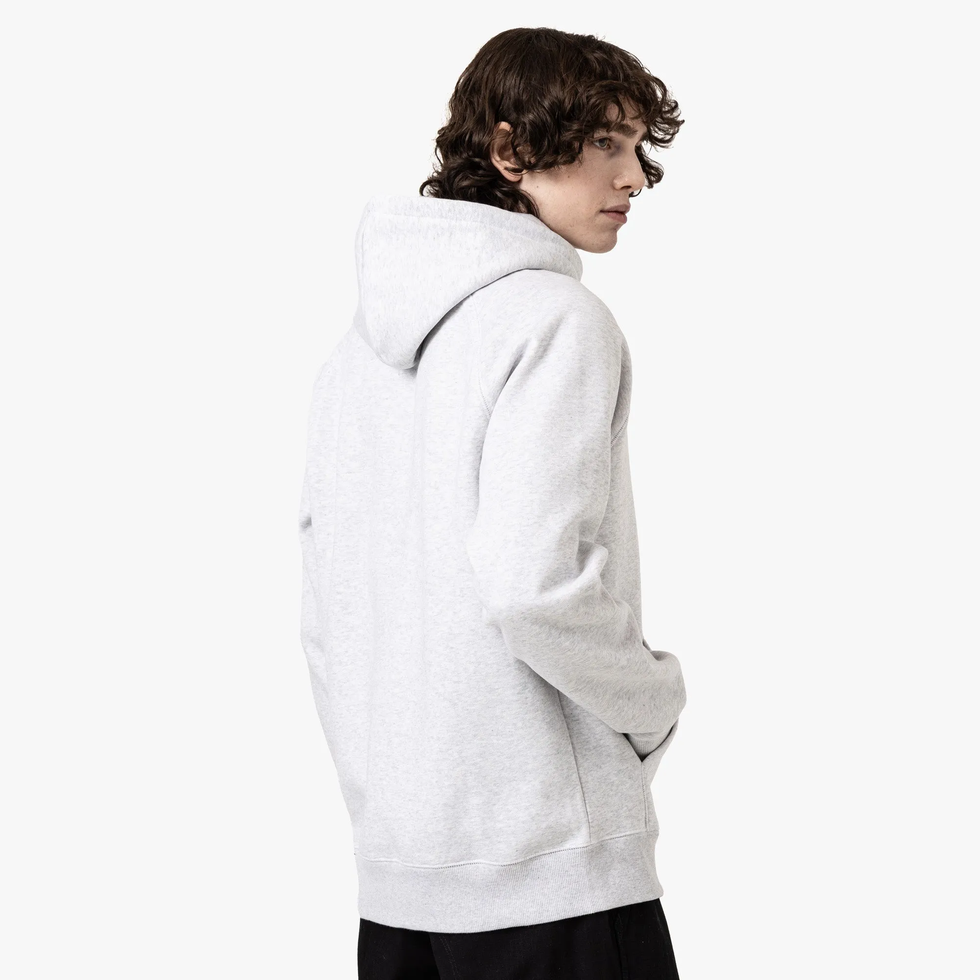 Carhartt WIP Chase Hooded Sweatshirt / Ash Heather sold by Livestock product image thumbnail 3