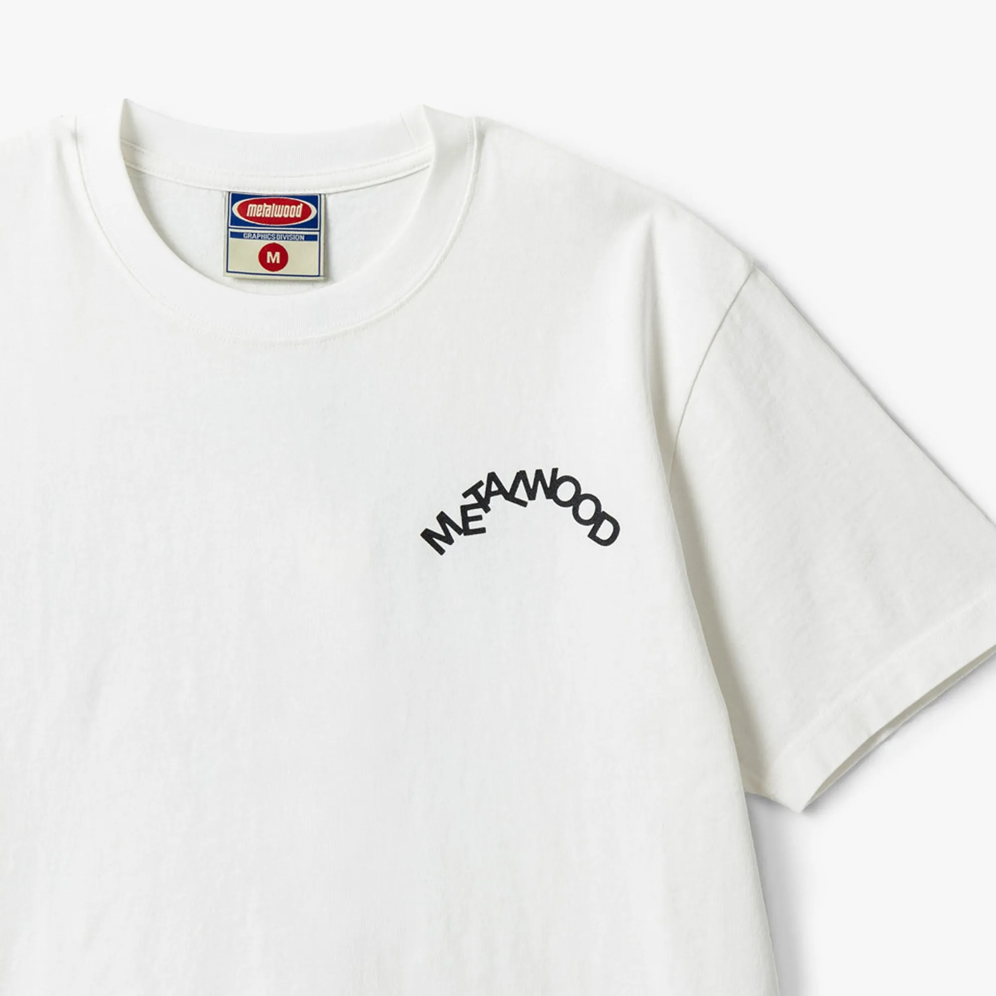 Metalwood Jumbled T-Shirt / White sold by Livestock product image thumbnail 3