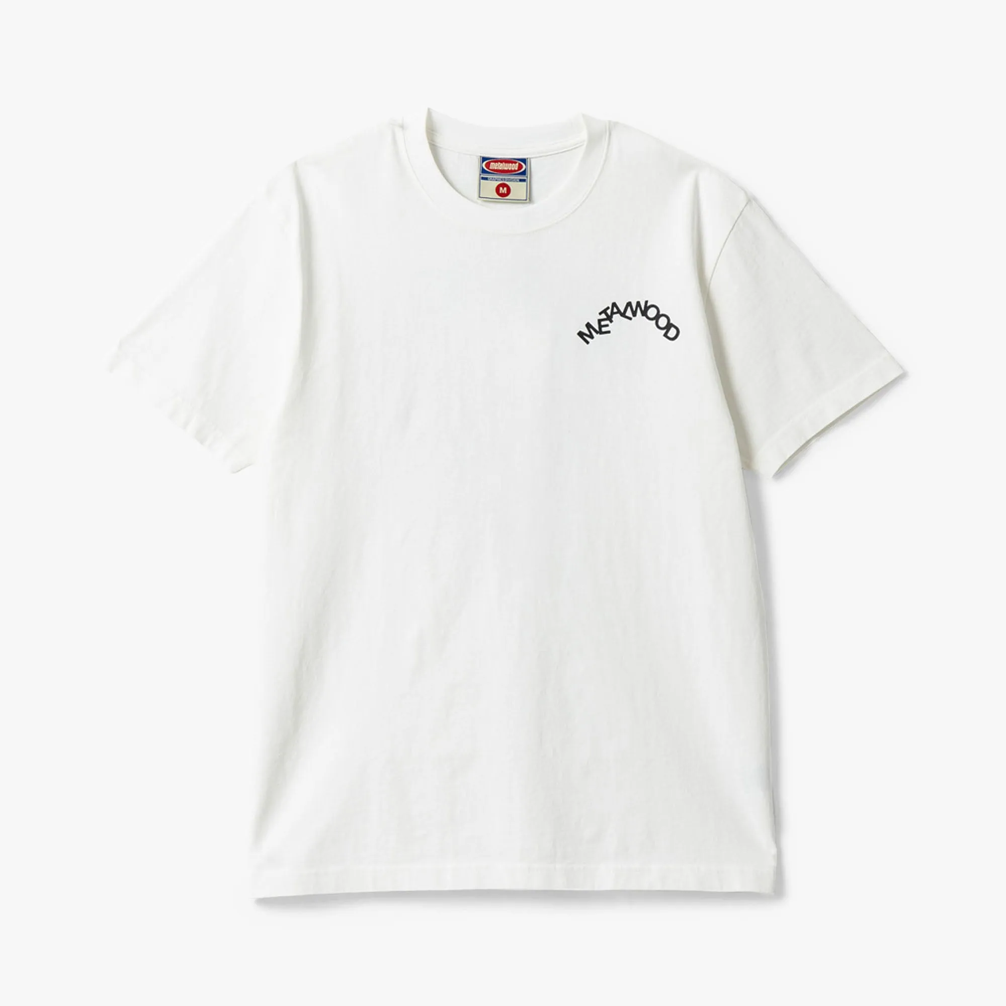 Metalwood Jumbled T-Shirt / White sold by Livestock