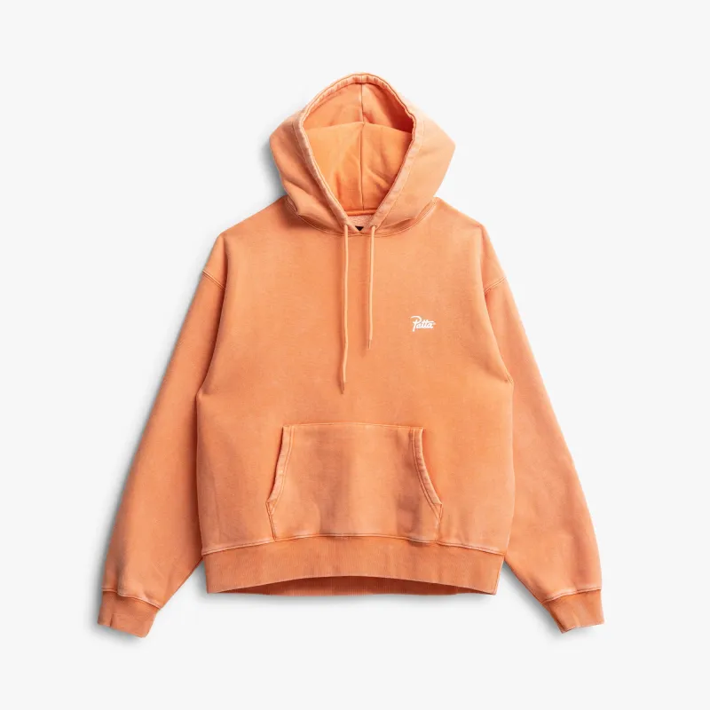 Patta Classic Washed Hooded Sweater Melon sold by Livestock