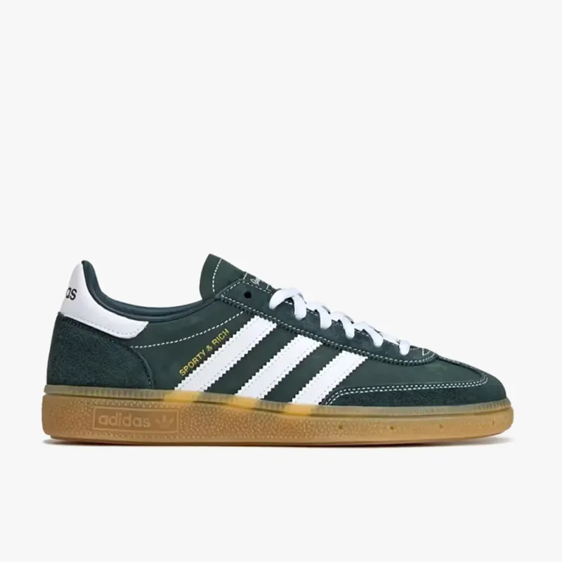 adidas Originals x Sporty & Rich Handball Spezial Dark Green / Cloud White - Gum sold by Livestock
