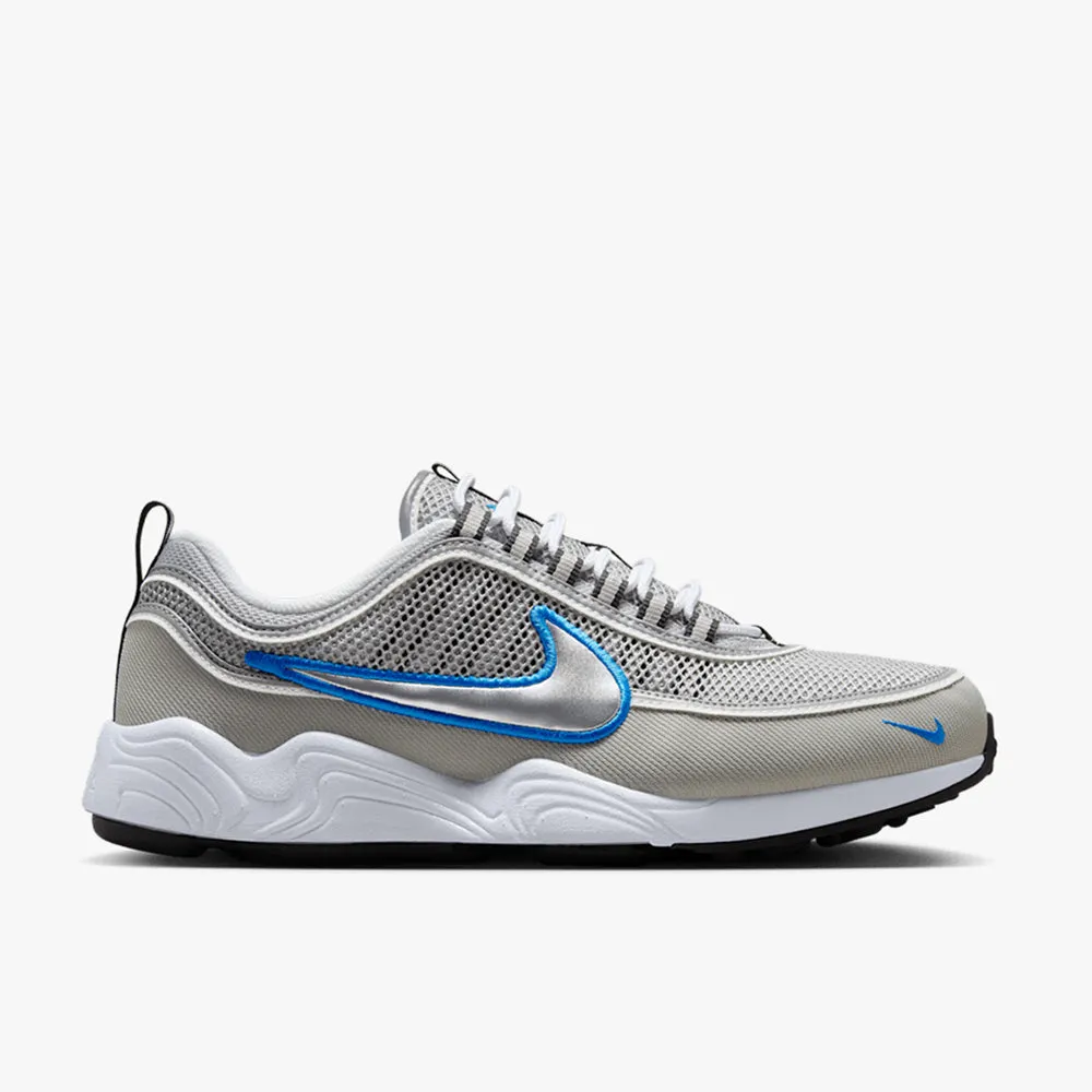 Nike Air Zoom Spiridon SP Metallic Silver / Signal Blue sold by Livestock