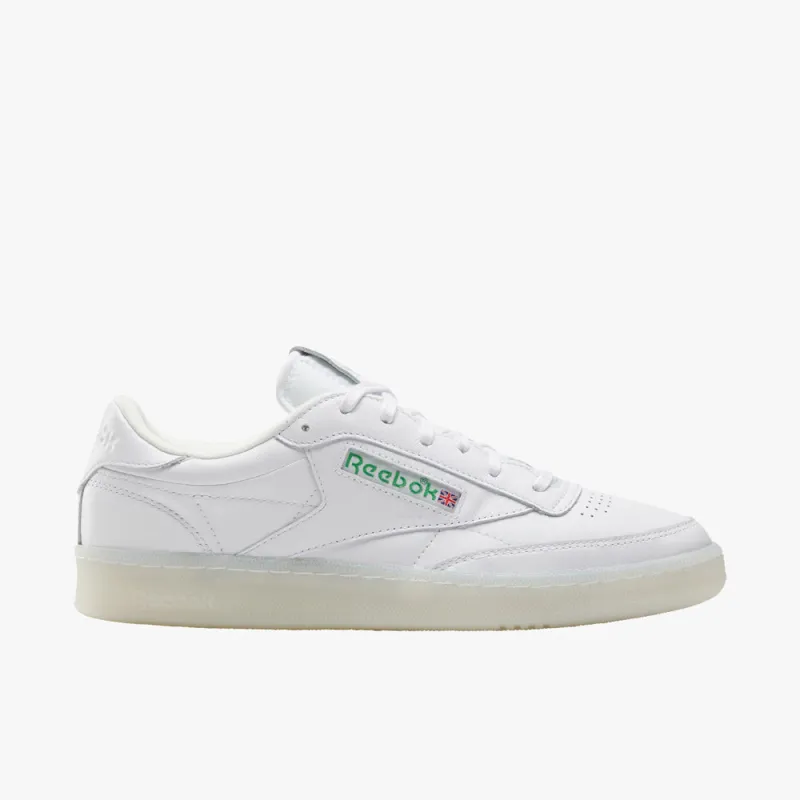 Reebok Club C 85 Vintage White / Glen Green - Vector Red sold by Livestock