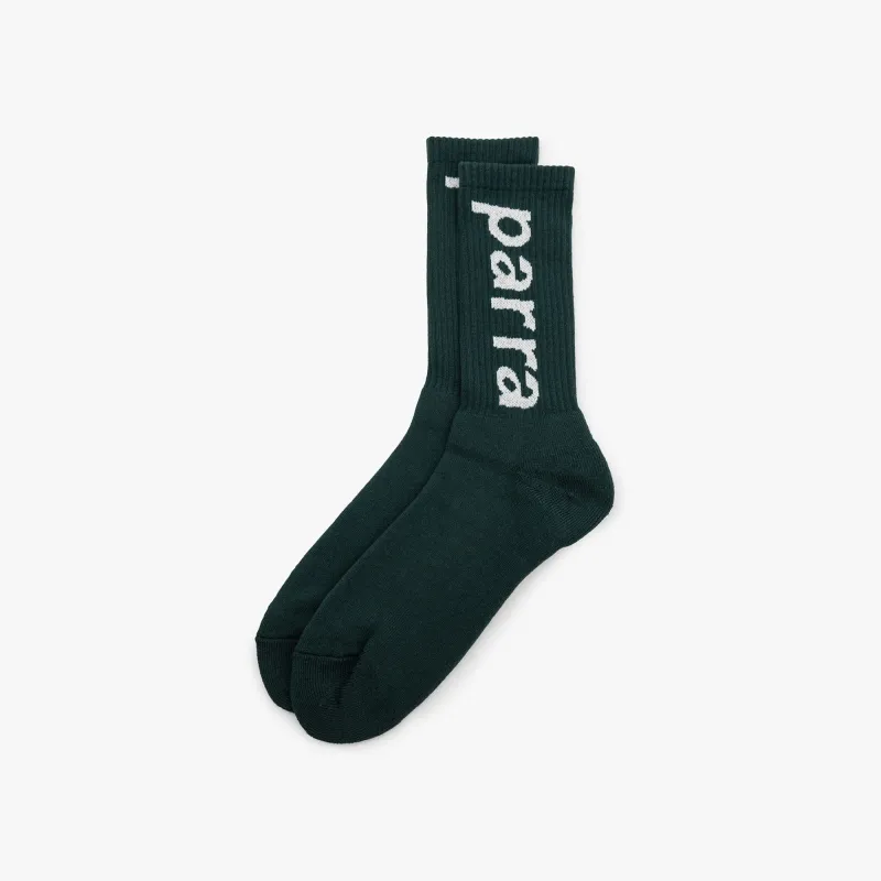 by Parra Lower Case Socks Pine Green sold by Livestock