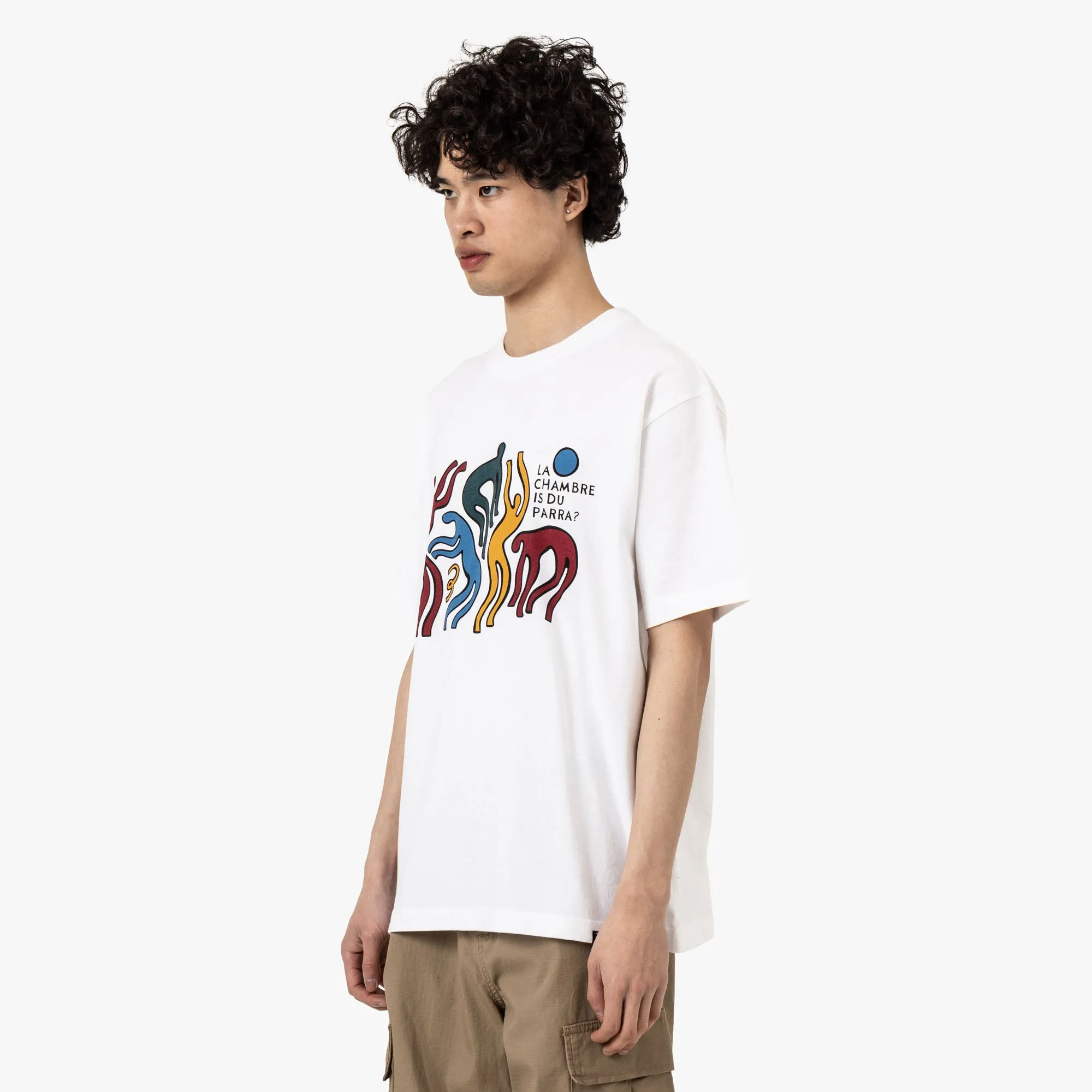 by Parra La Chambre Nuit T-Shirt White sold by Livestock product image thumbnail 2