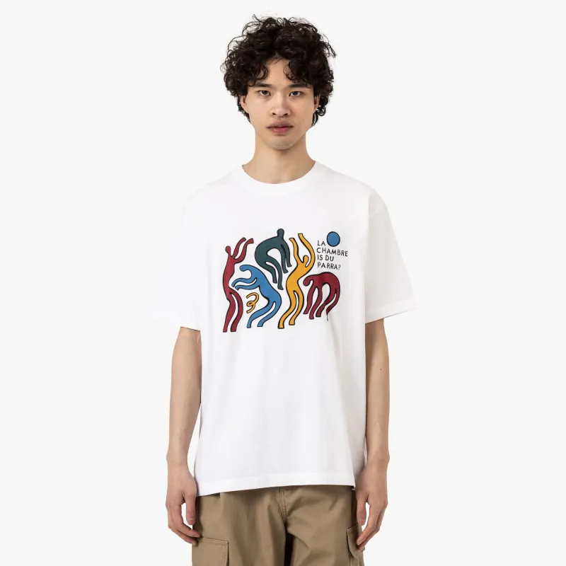 by Parra La Chambre Nuit T-Shirt White sold by Livestock