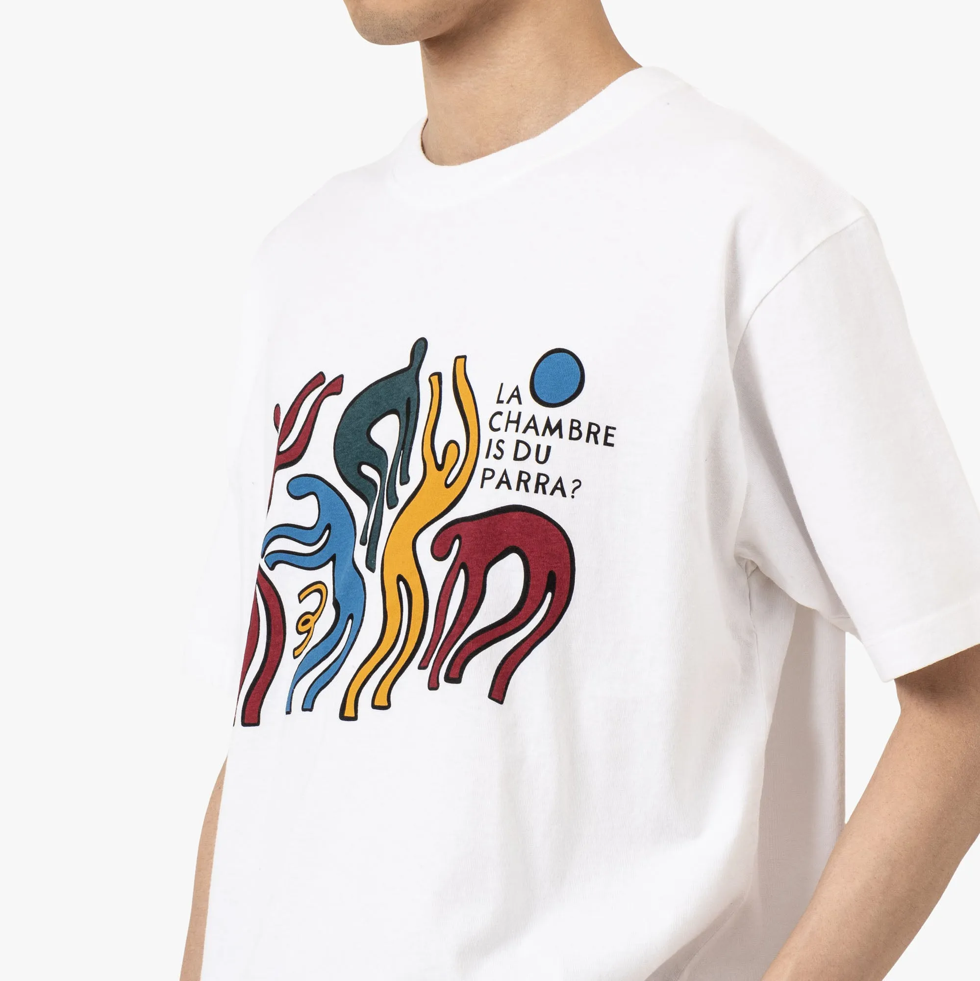 by Parra La Chambre Nuit T-Shirt White sold by Livestock product image thumbnail 4