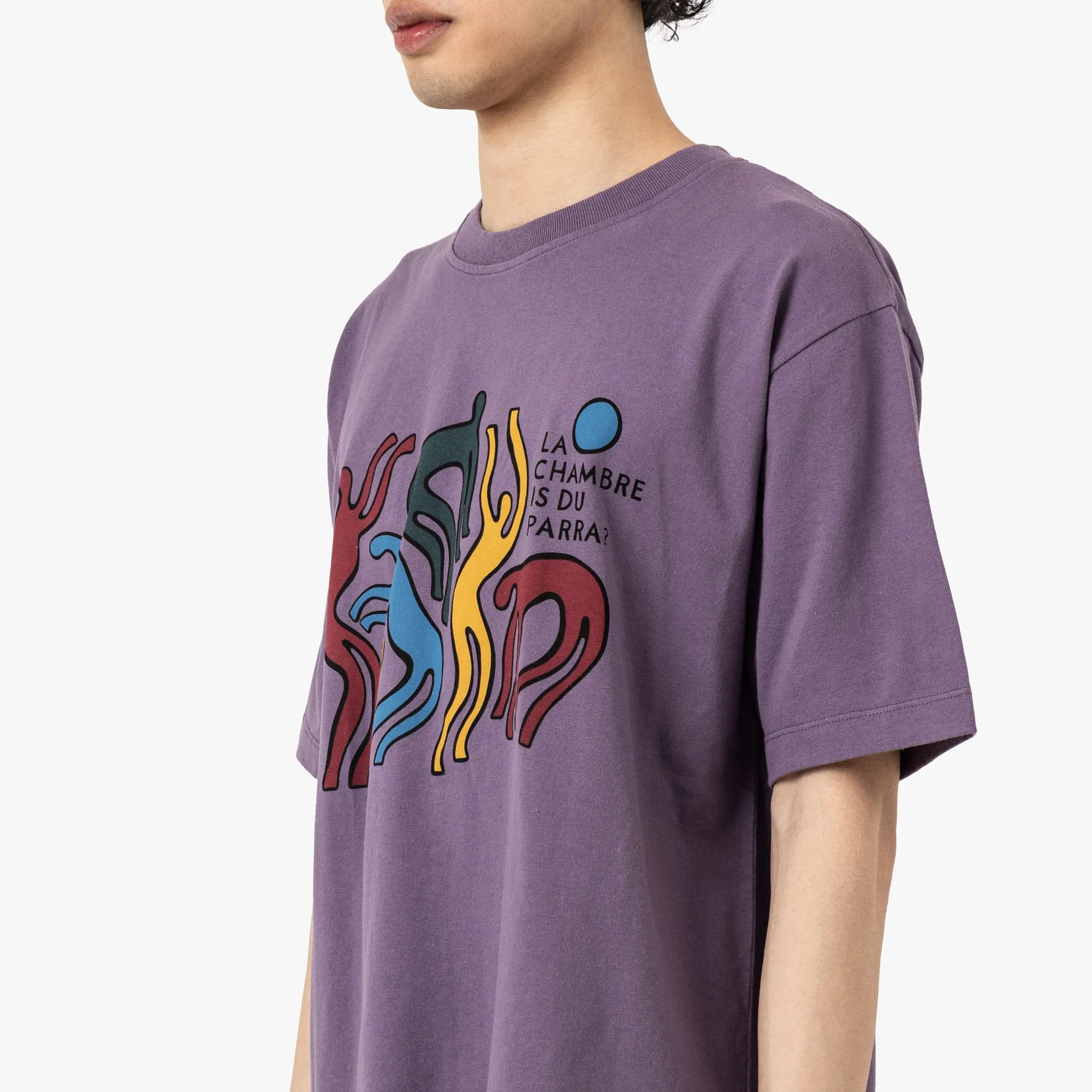 by Parra La Chambre Nuit T-Shirt Purple sold by Livestock product image thumbnail 4