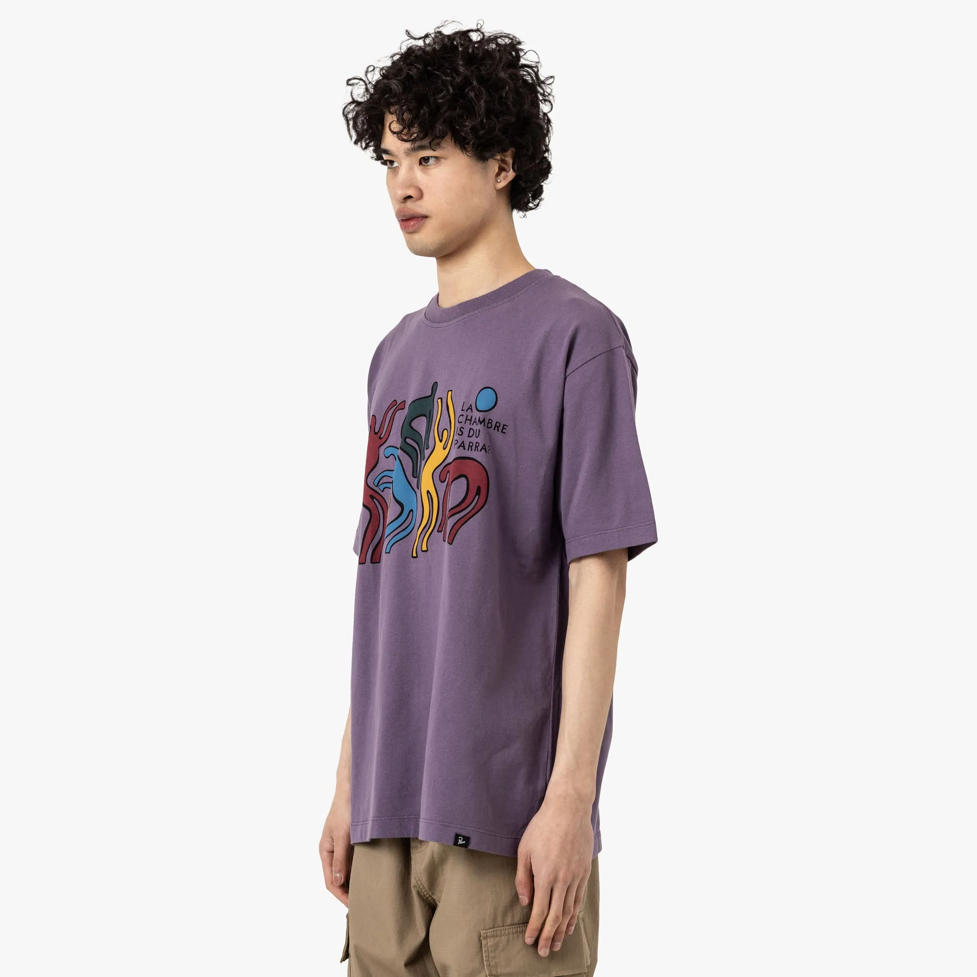 by Parra La Chambre Nuit T-Shirt Purple sold by Livestock product image thumbnail 2