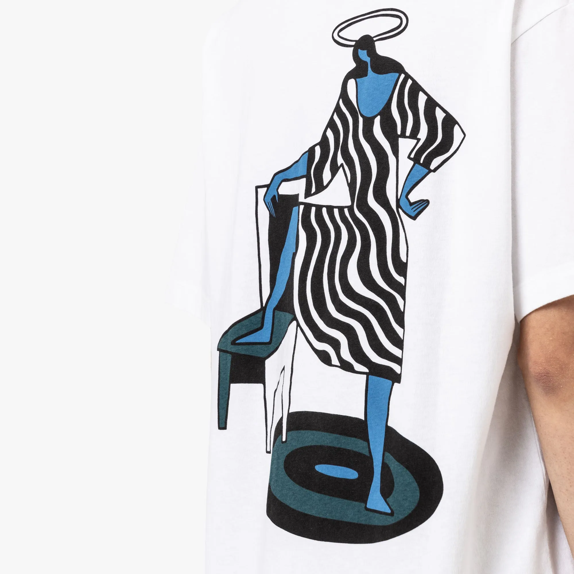 by Parra No Regrets T-Shirt White sold by Livestock product image thumbnail 5