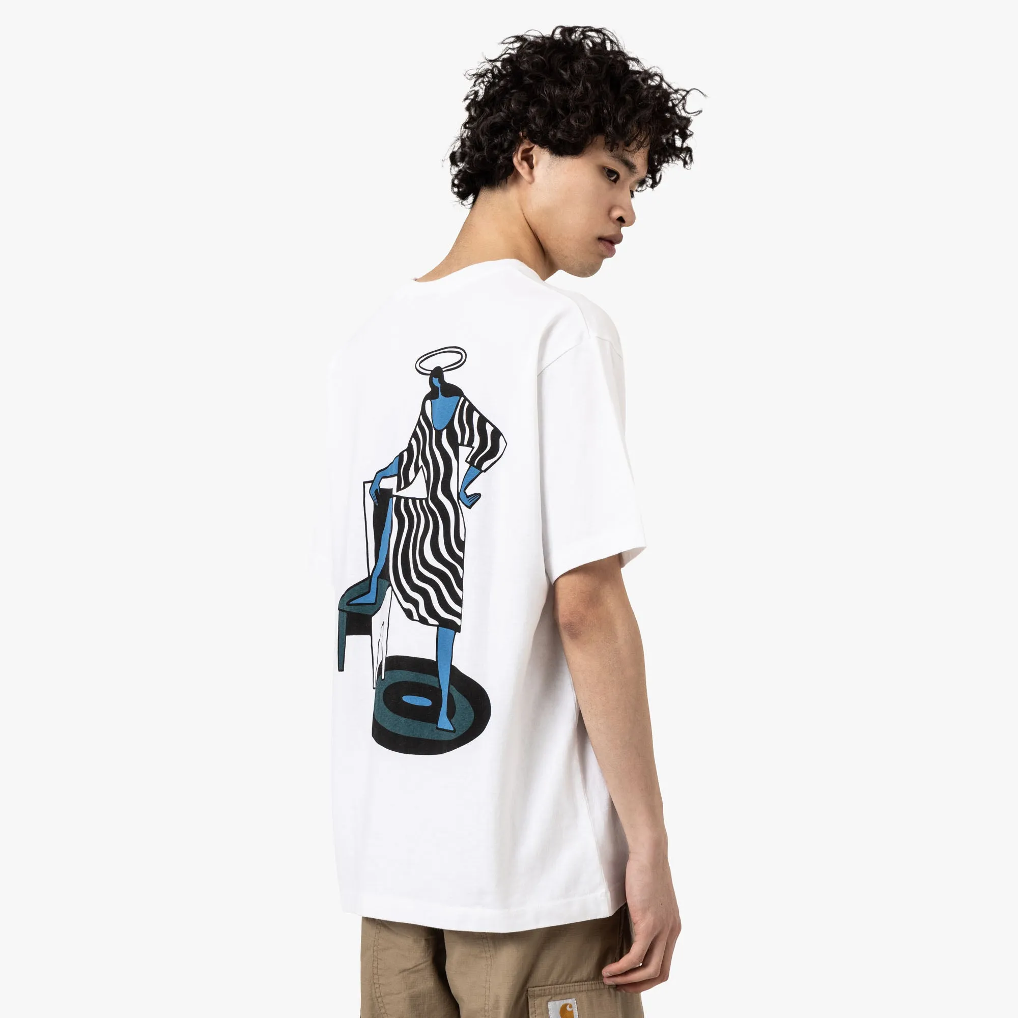 by Parra No Regrets T-Shirt White sold by Livestock product image thumbnail 3