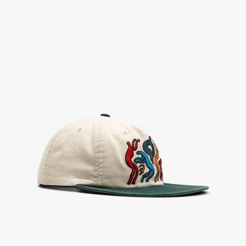 b.Eautiful Vapor 6 Panel Hat Off-Black / White | Parallel