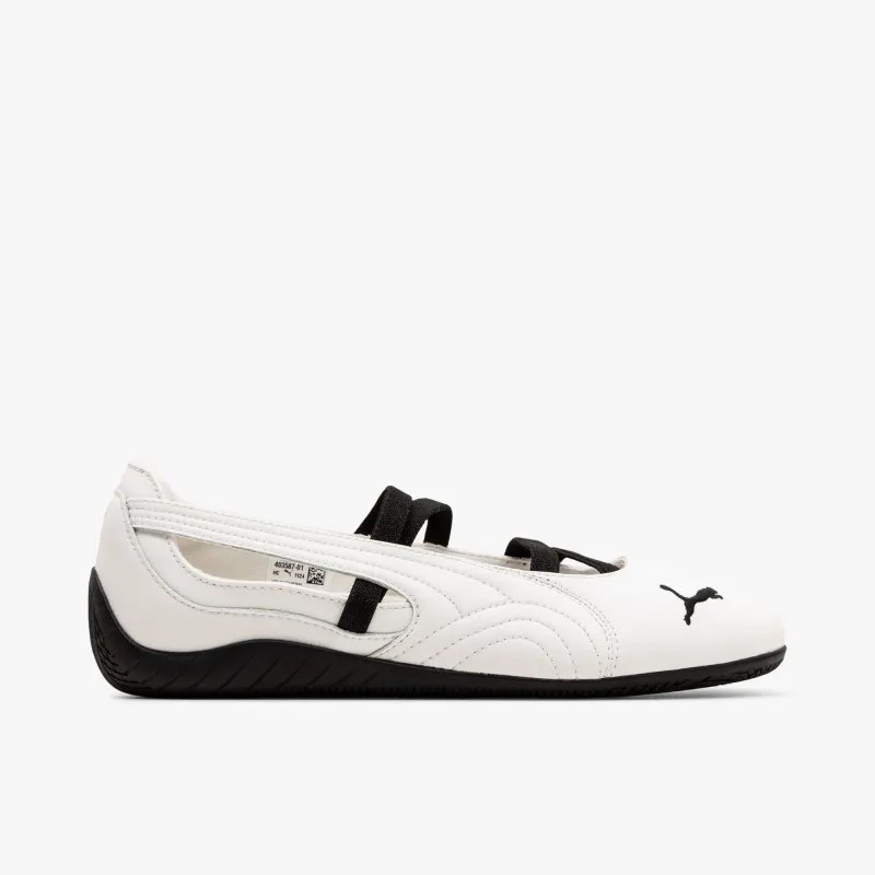 Puma Women's Speedcat Ballet Leather Puma White / Puma Black sold by Livestock