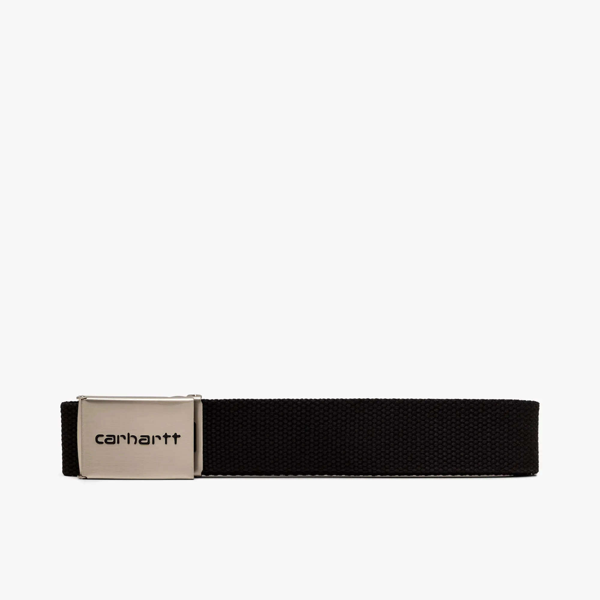 Carhartt WIP Chrome Clip Belt Black sold by Livestock