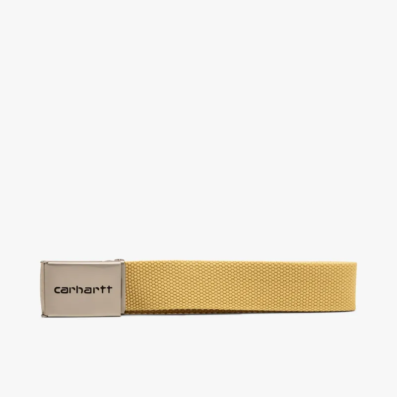 Carhartt WIP Chrome Clip Belt Air Yellow sold by Livestock