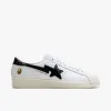 adidas Originals x BAPE Superstar Footwear White / Core Black - Gold Metallic sold by Livestock