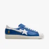 adidas Originals x BAPE Superstar BAPE Blue / Footwear White - Off White sold by Livestock