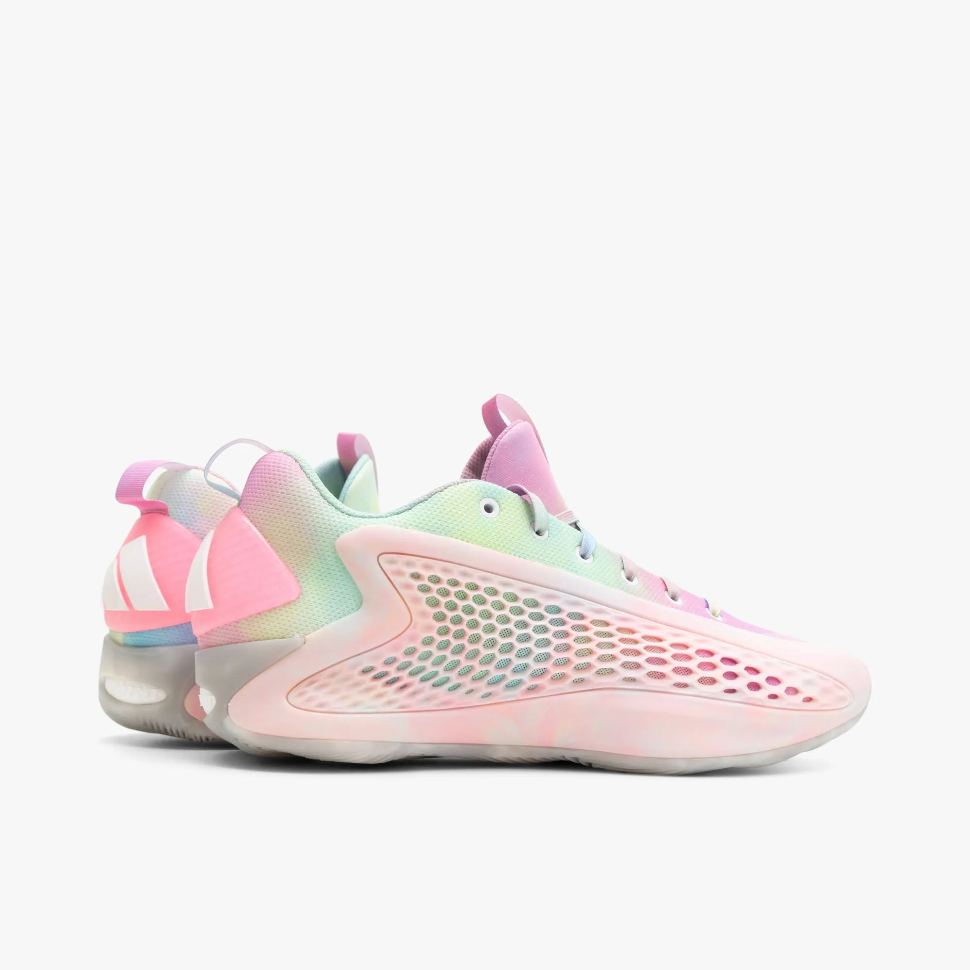 adidas Anthony Edwards 1 Low Cloud White / Acid Orange - Bliss Pink sold by Livestock product image thumbnail 3