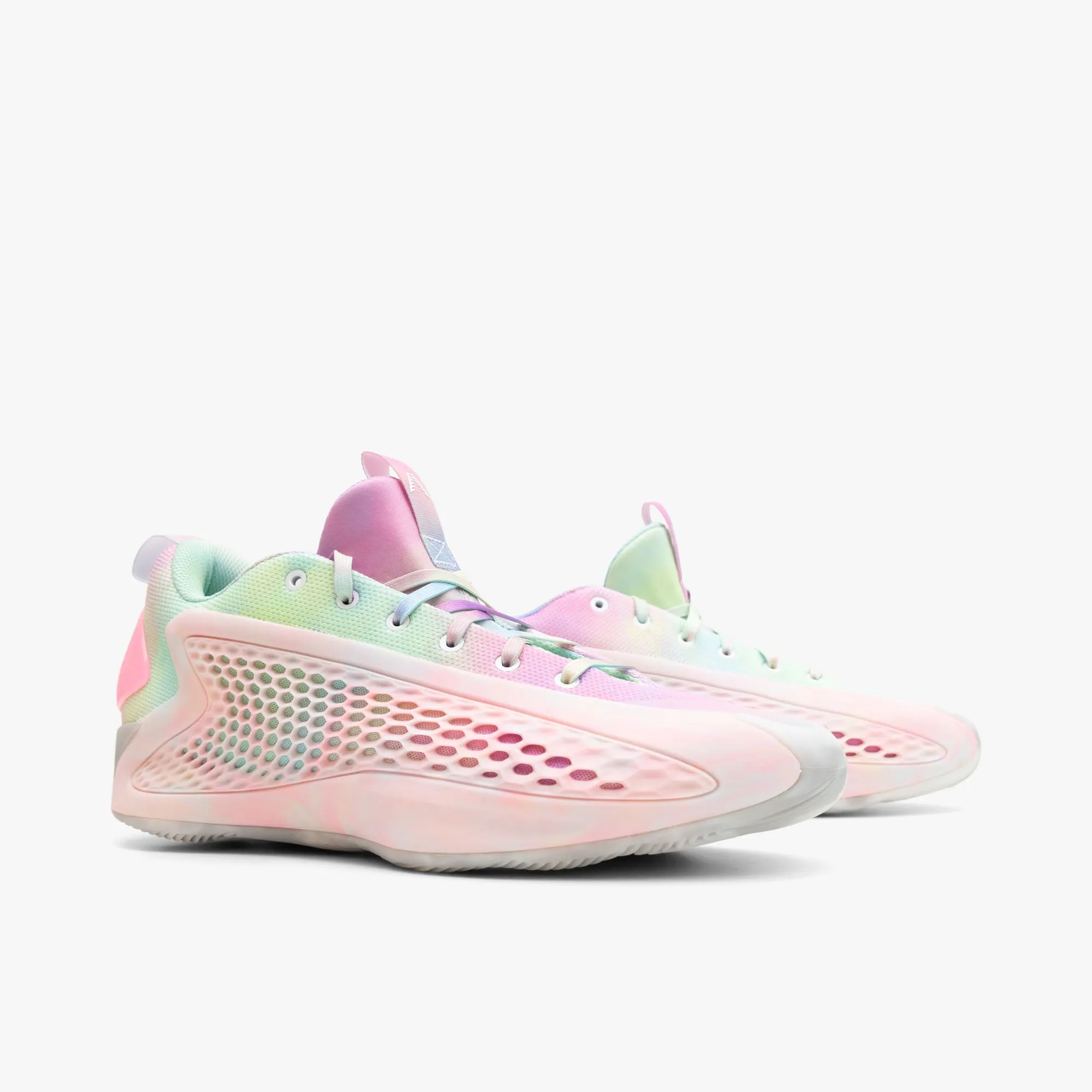 adidas Anthony Edwards 1 Low Cloud White / Acid Orange - Bliss Pink sold by Livestock product image thumbnail 4