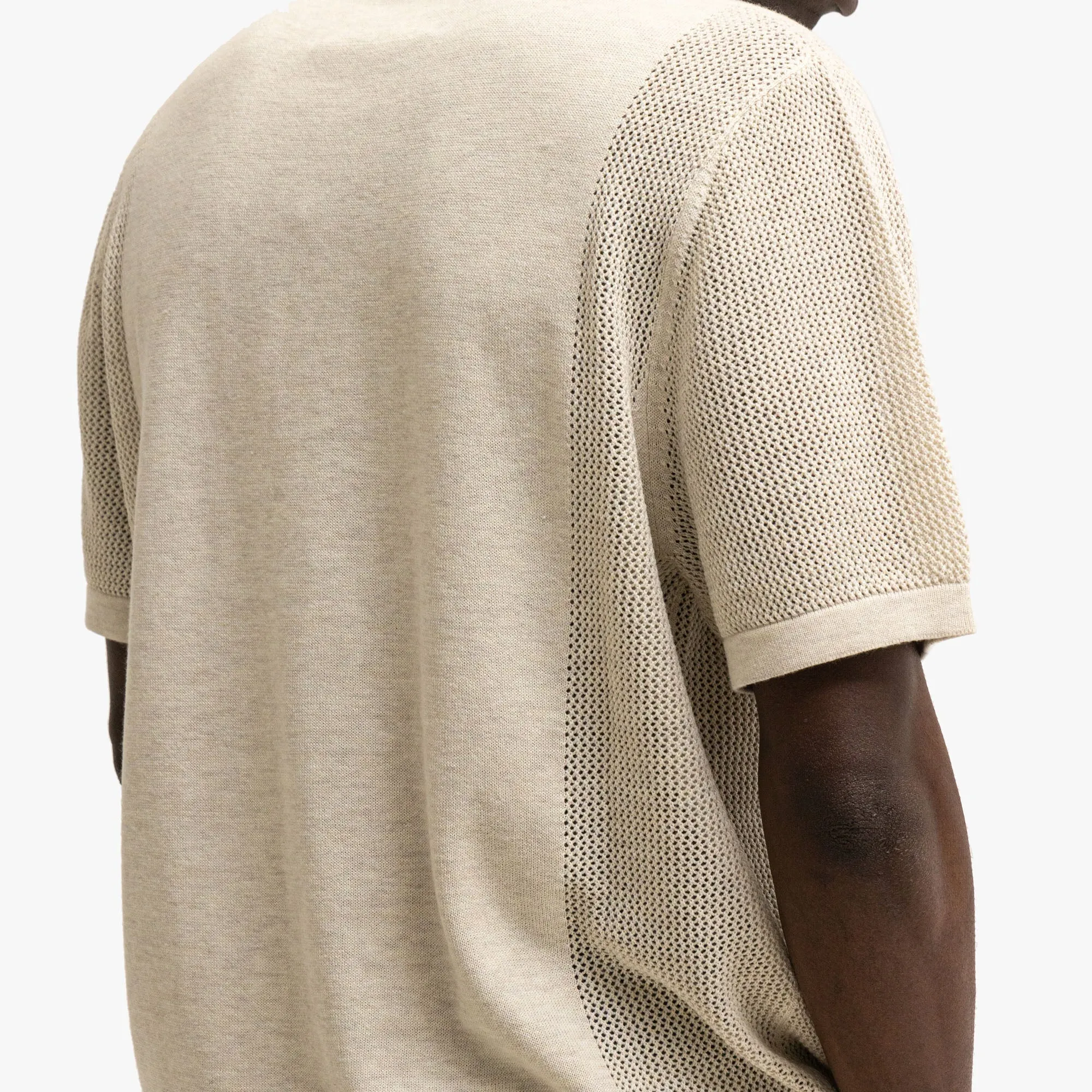 Brain Dead Logo Head Polo Natural sold by Livestock product image thumbnail 5