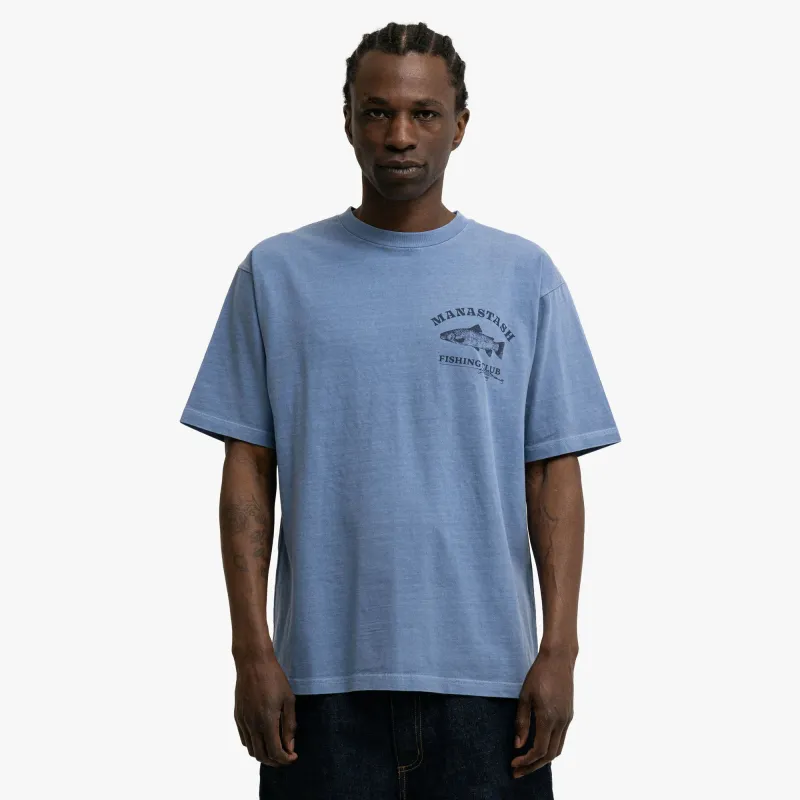 Manastash Pumice Lure T-Shirt Blue sold by Livestock