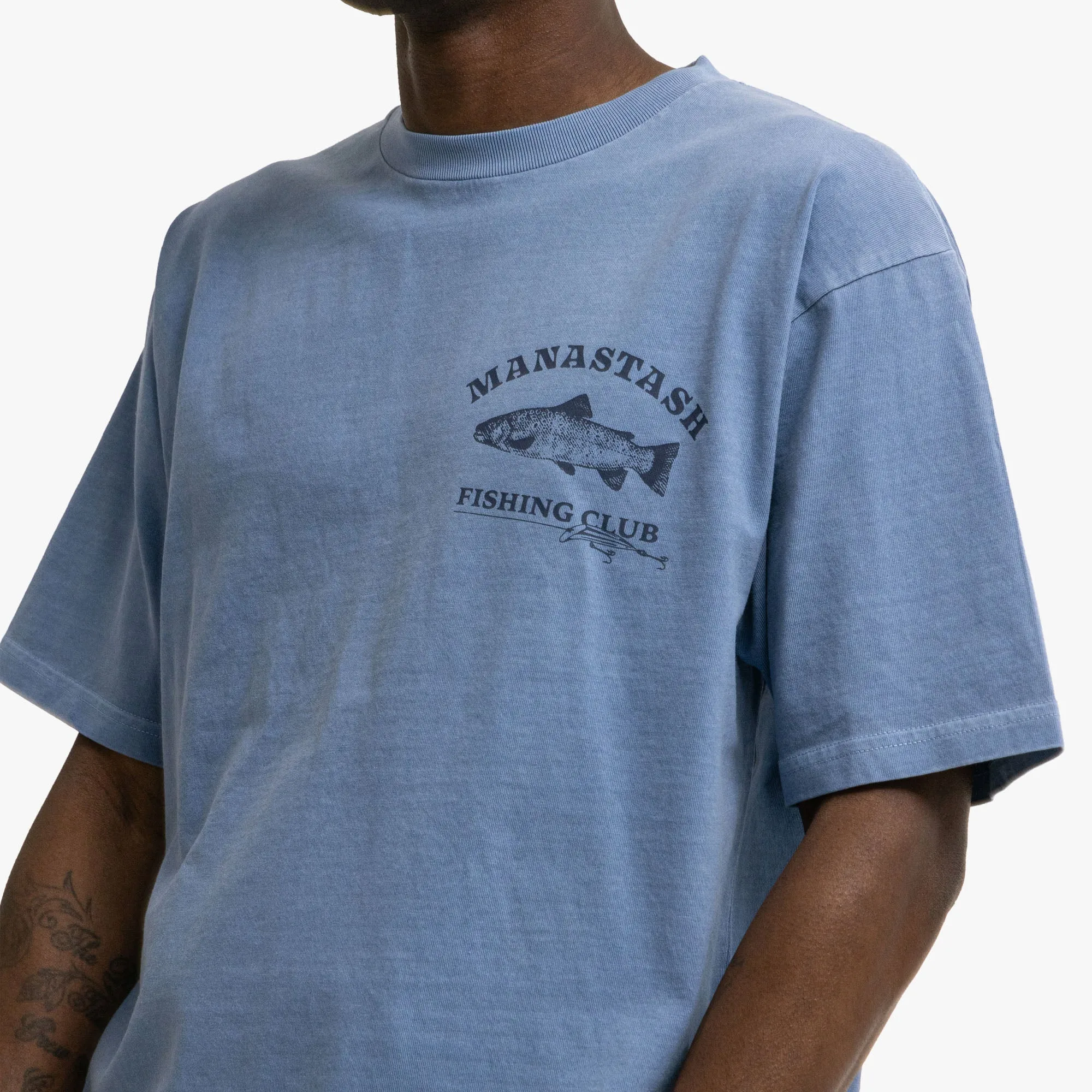 Manastash Pumice Lure T-Shirt Blue sold by Livestock product image thumbnail 4