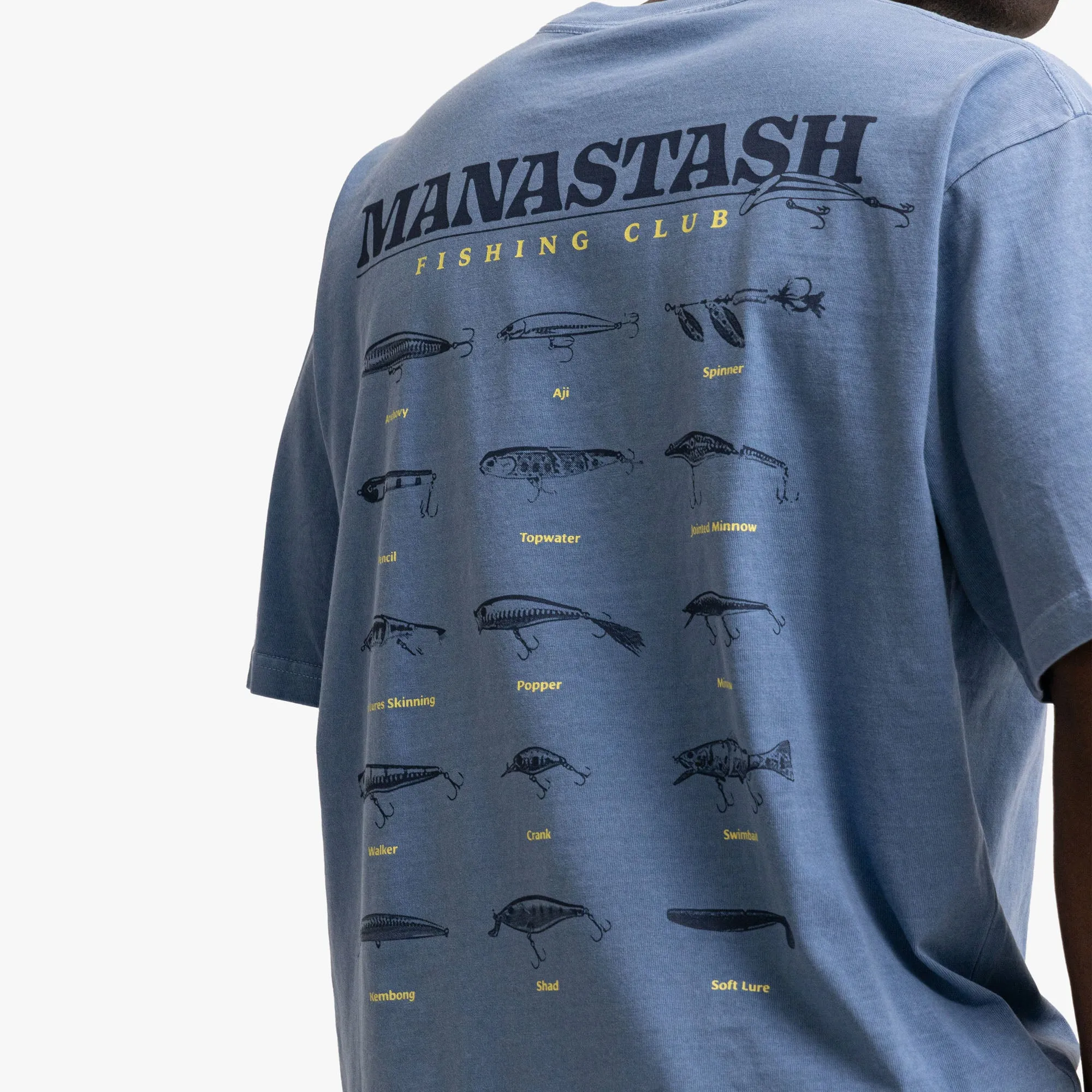 Manastash Pumice Lure T-Shirt Blue sold by Livestock product image thumbnail 5