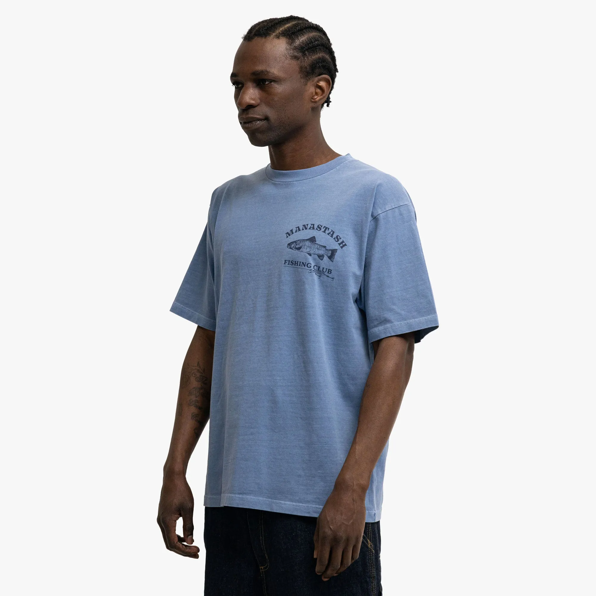 Manastash Pumice Lure T-Shirt Blue sold by Livestock product image thumbnail 2