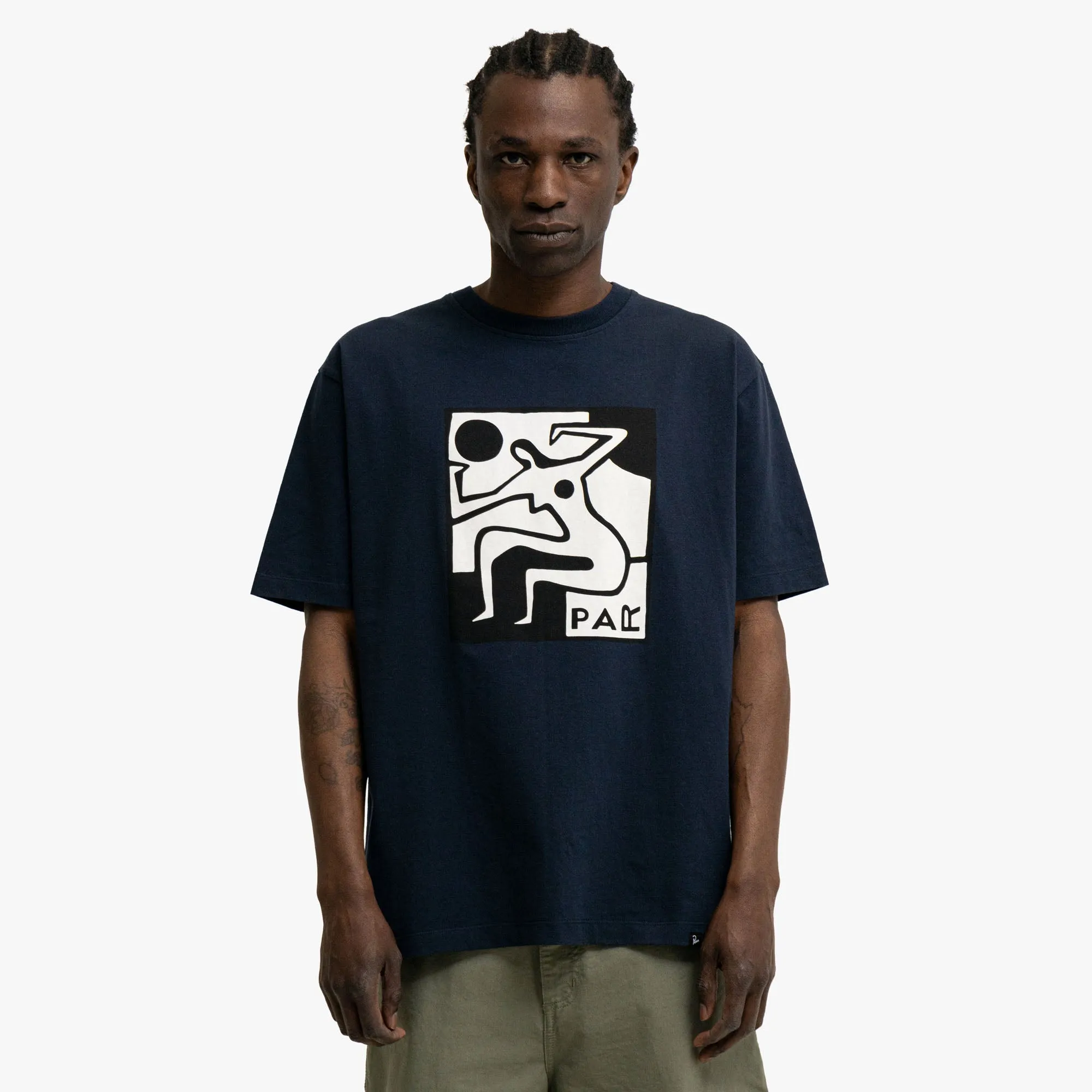 by Parra Ball Sports T-Shirt Navy Blue sold by Livestock