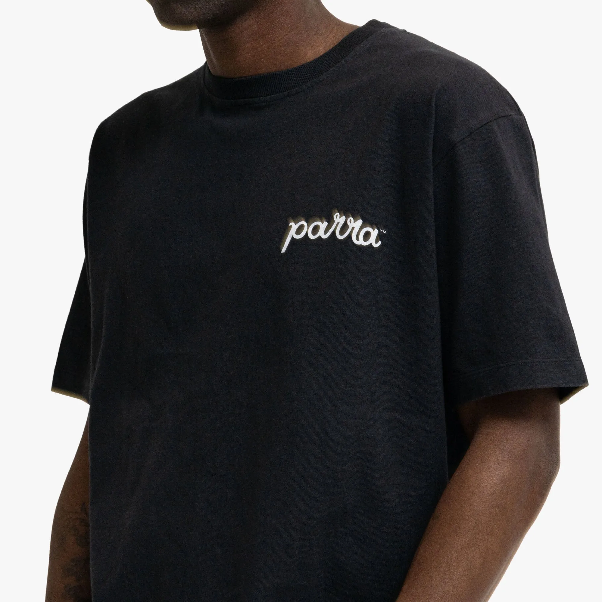 by Parra The Blob T-Shirt Washed Black sold by Livestock product image thumbnail 4