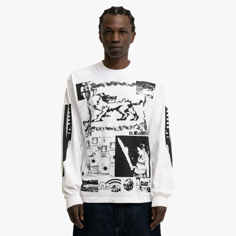 b.Eautiful x kiiro Shinkansen LS Shirt White sold by Livestock