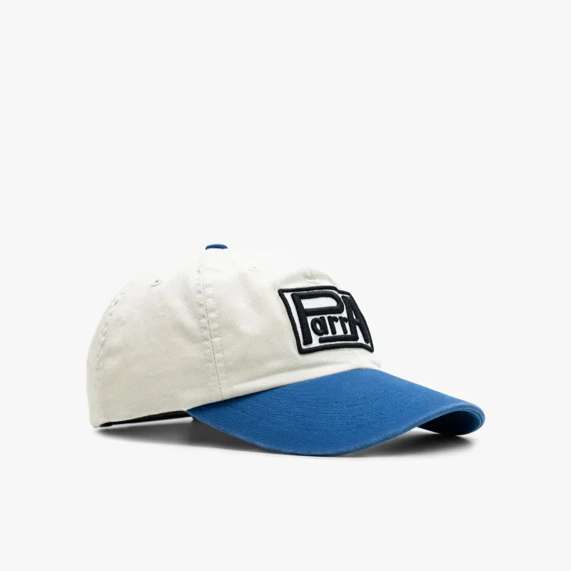 by Parra Car Repair 6 Panel Hat Blue made by Livestock