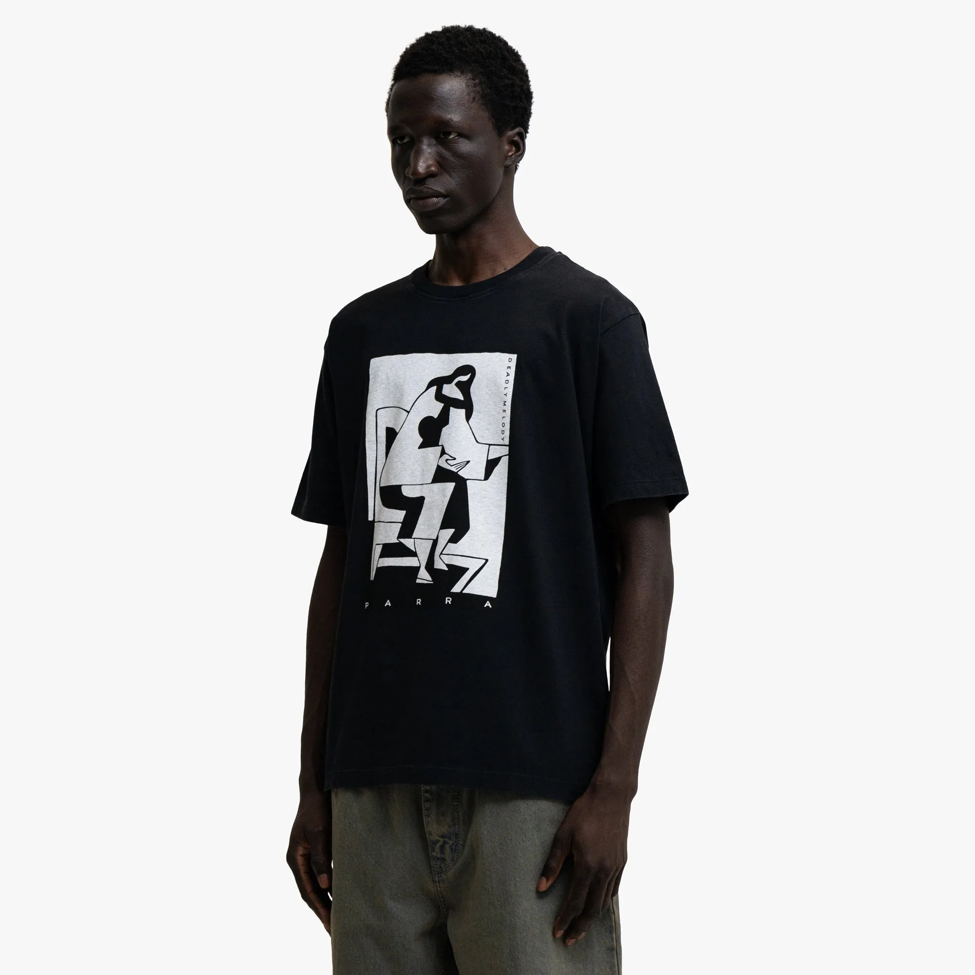 by Parra The Confession T-Shirt Black sold by Livestock product image thumbnail 2