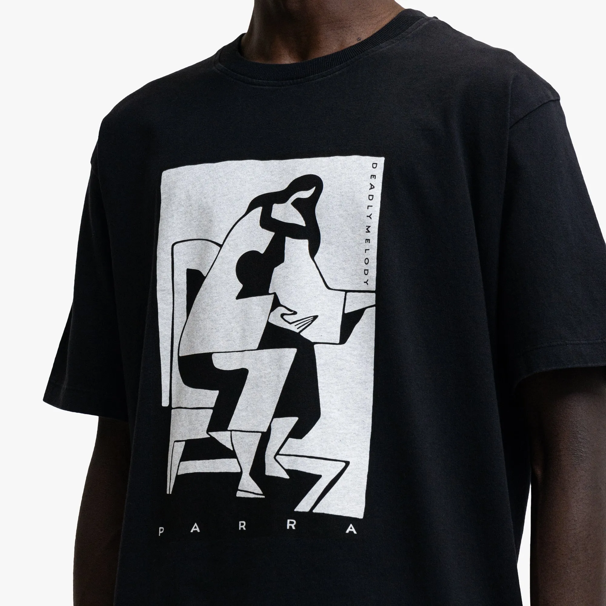 by Parra The Confession T-Shirt Black sold by Livestock product image thumbnail 3