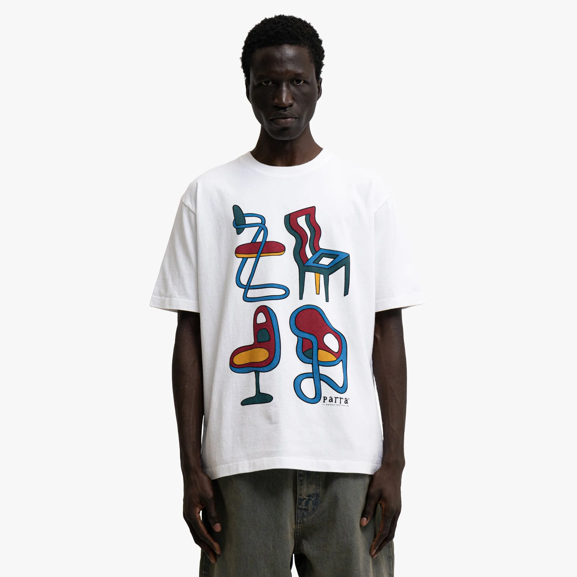 by Parra Unreasonable T-Shirt White sold by Livestock