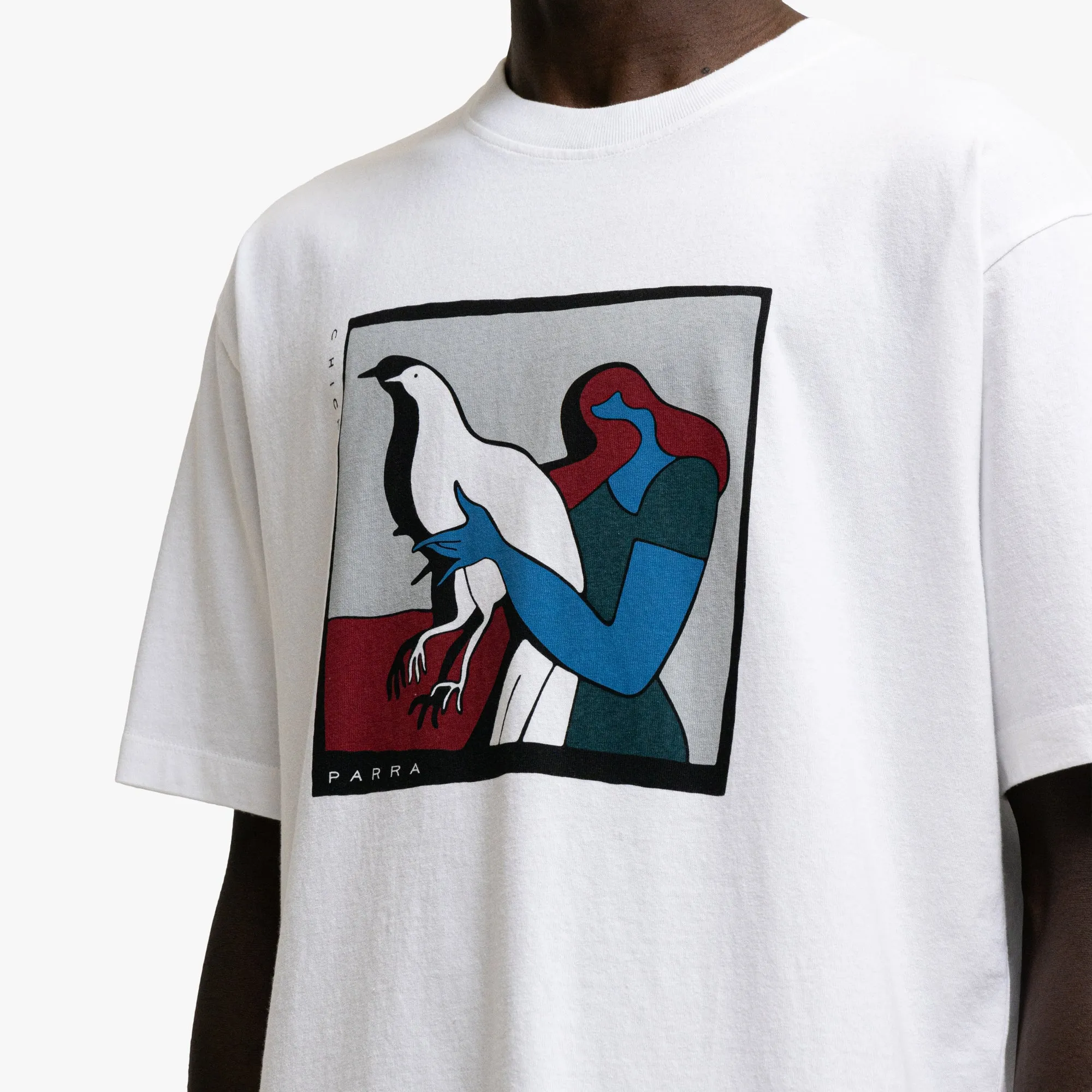 by Parra Look At It T-Shirt White sold by Livestock product image thumbnail 3