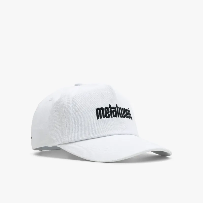 Metalwood Logo 5-Panel Hat White sold by Livestock