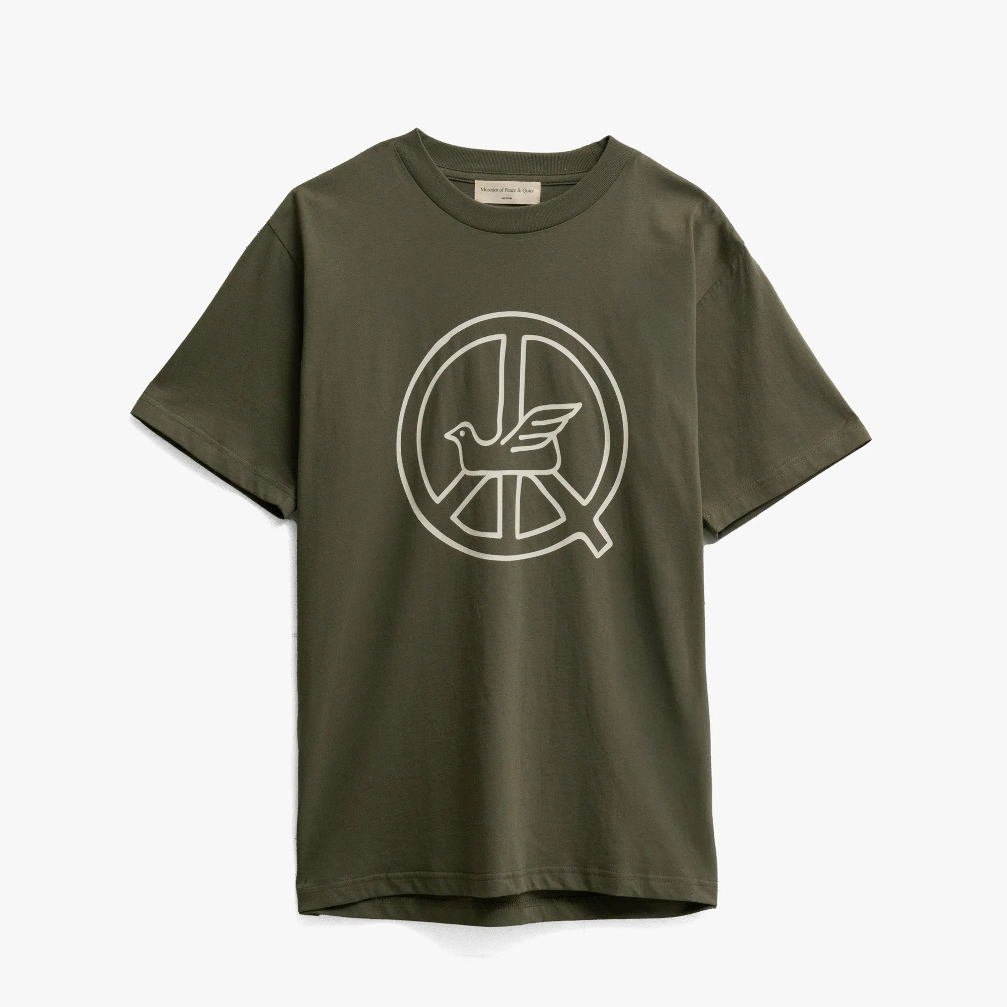 Museum Of Peace & Quiet Dove Tee Olive sold by Livestock