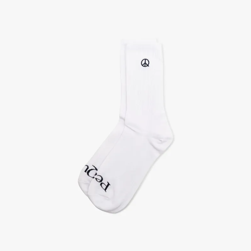 Museum Of Peace & Quiet Icon Socks White sold by Livestock