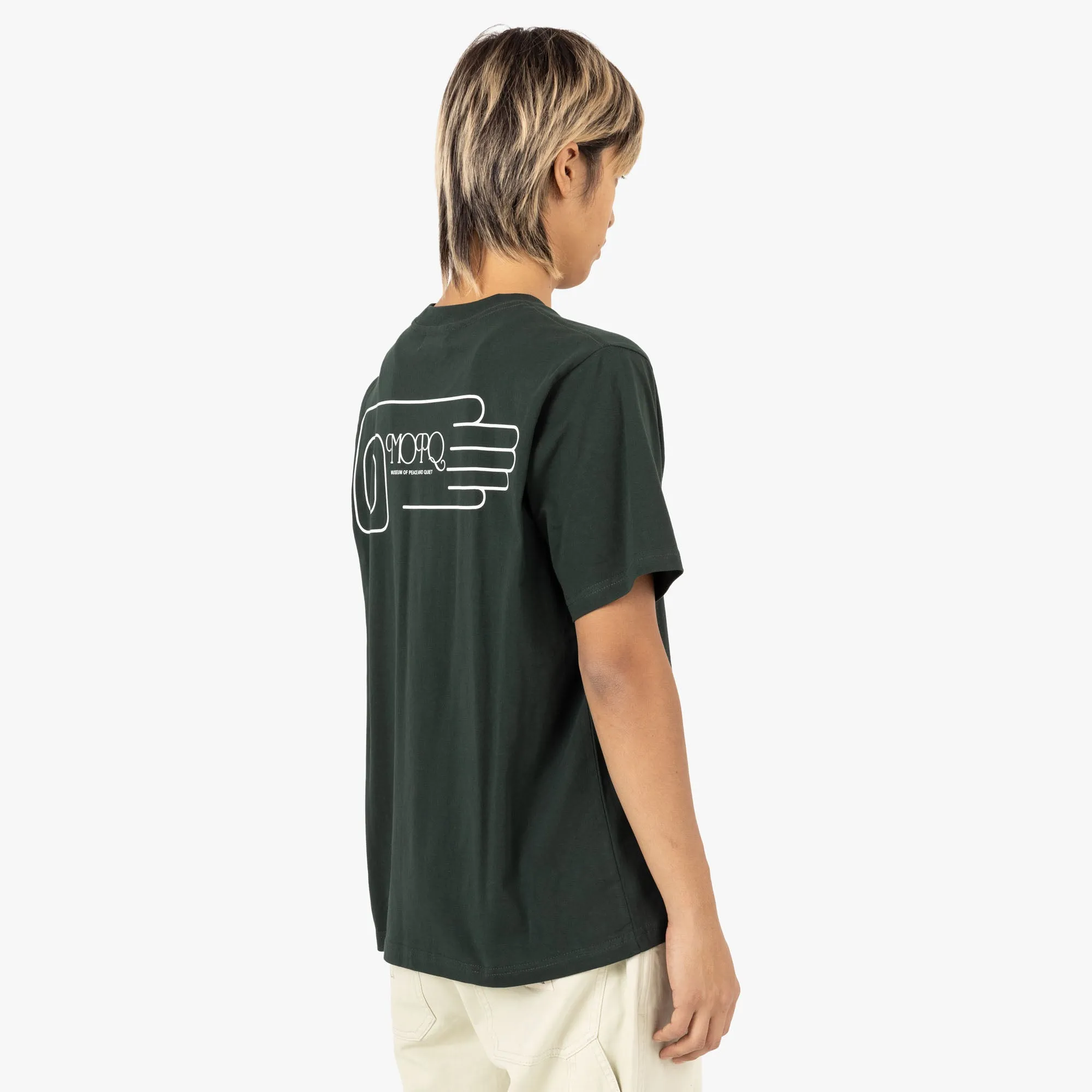 Museum of Peace & Quiet Free Hand T-shirt / Pine sold by Livestock product image thumbnail 3