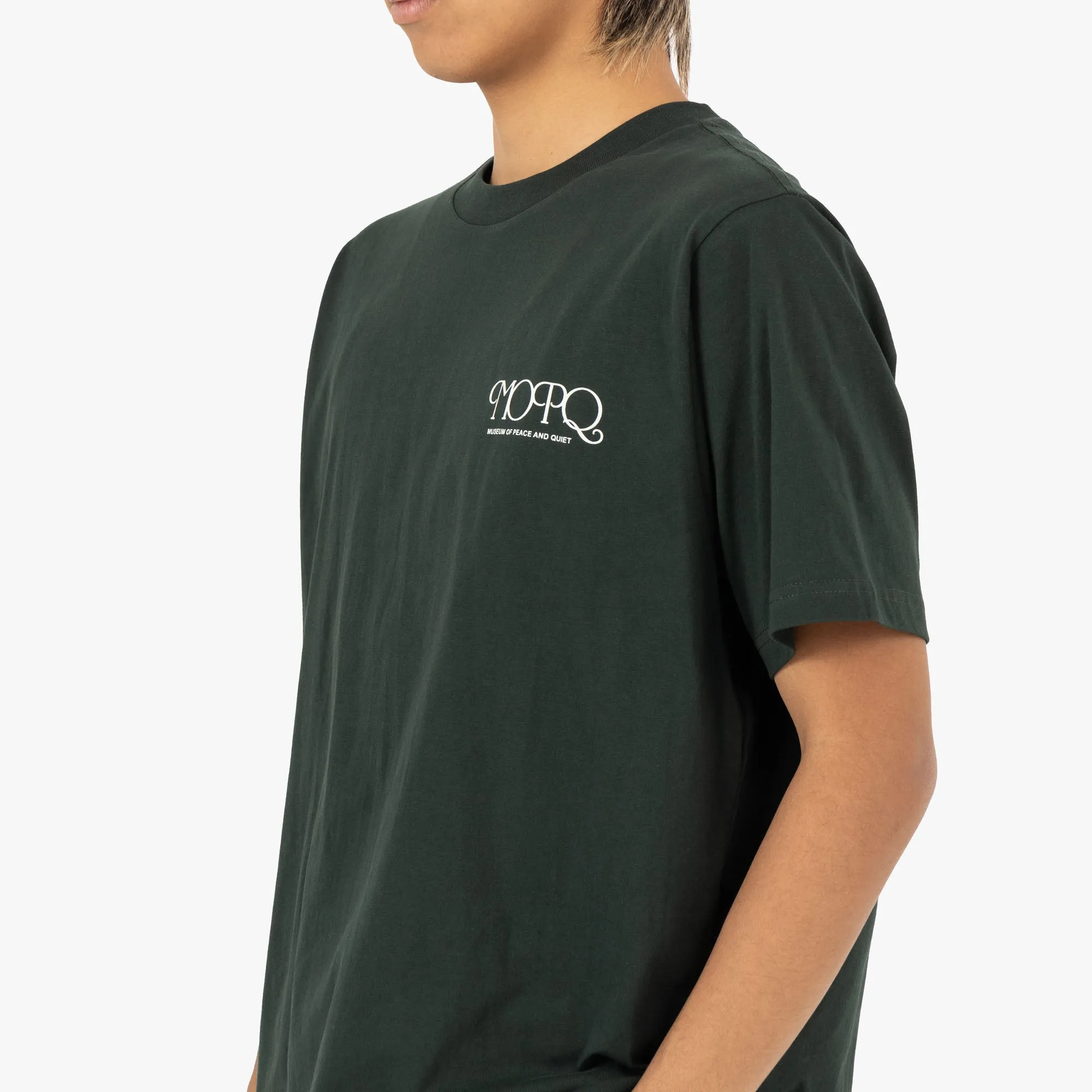 Museum of Peace & Quiet Free Hand T-shirt / Pine sold by Livestock product image thumbnail 4