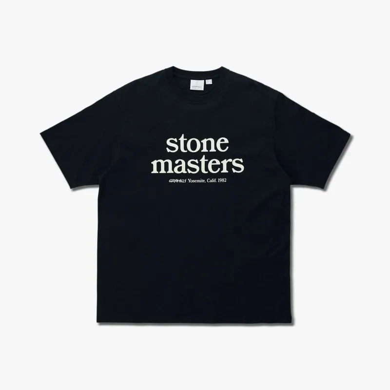 Gramicci Stonemasters T-Shirt Black sold by Livestock