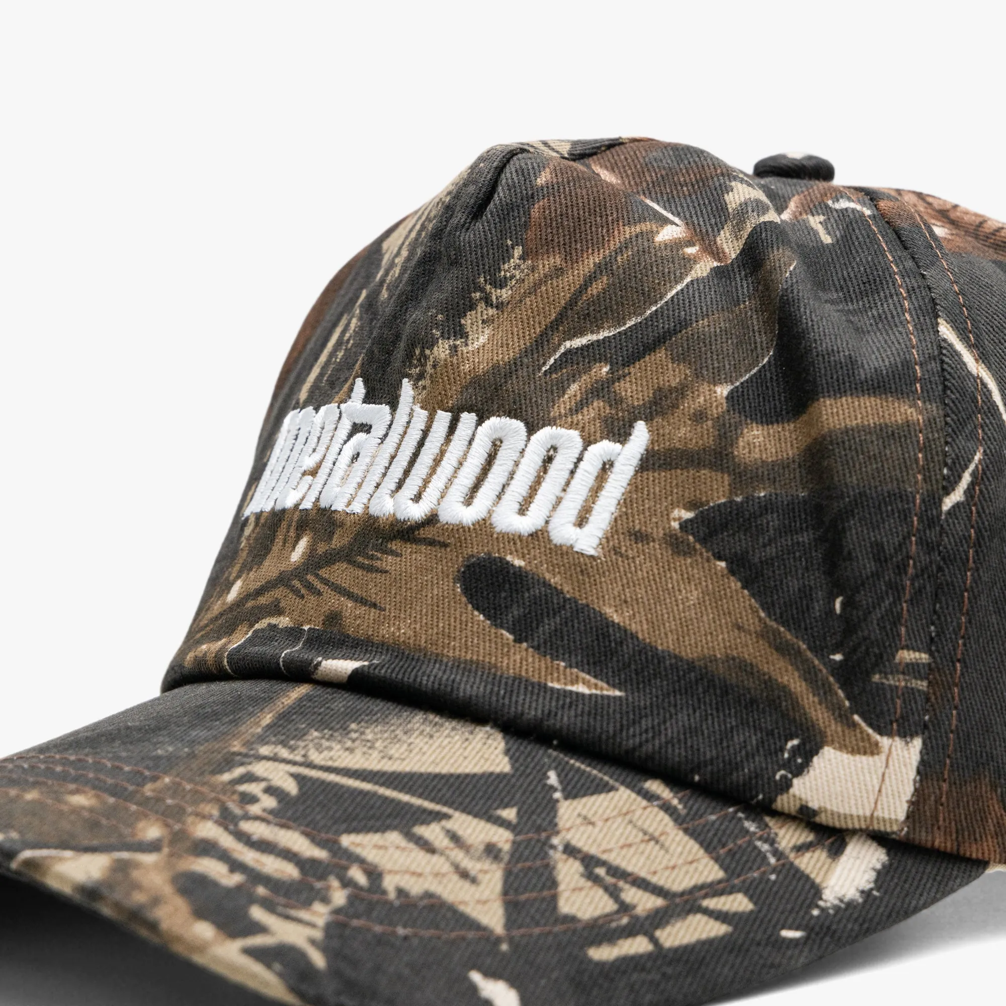 Metalwood Logo 5-Panel Hat Real Leaf Camo sold by Livestock product image thumbnail 4