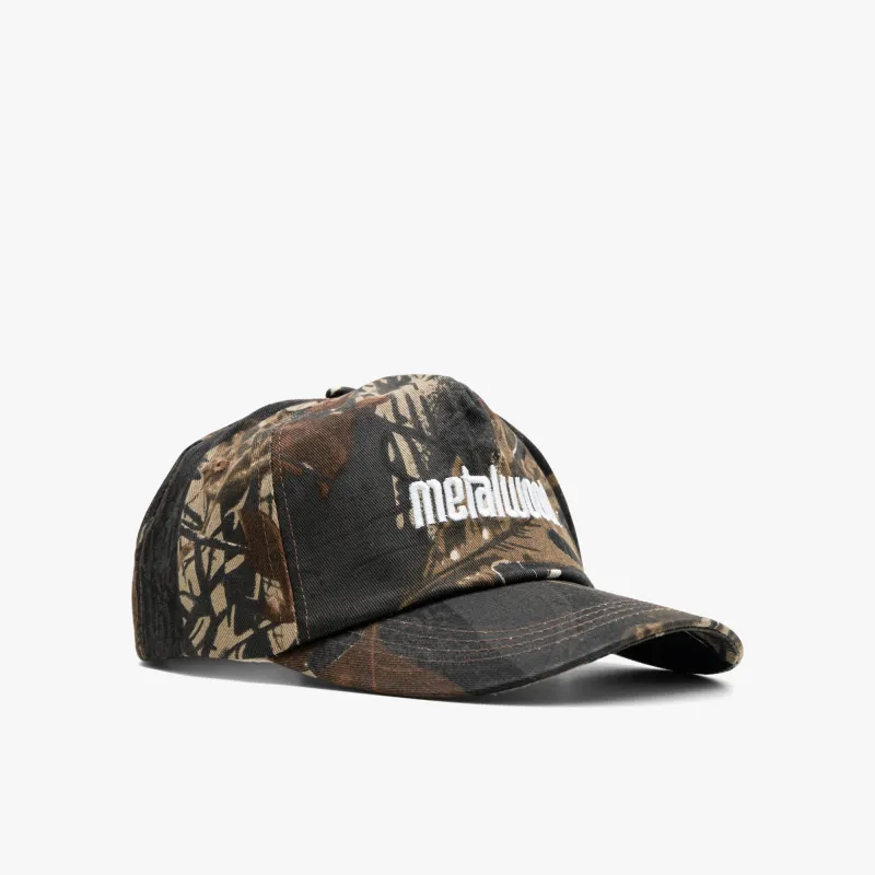 Metalwood Logo 5-Panel Hat Real Leaf Camo sold by Livestock