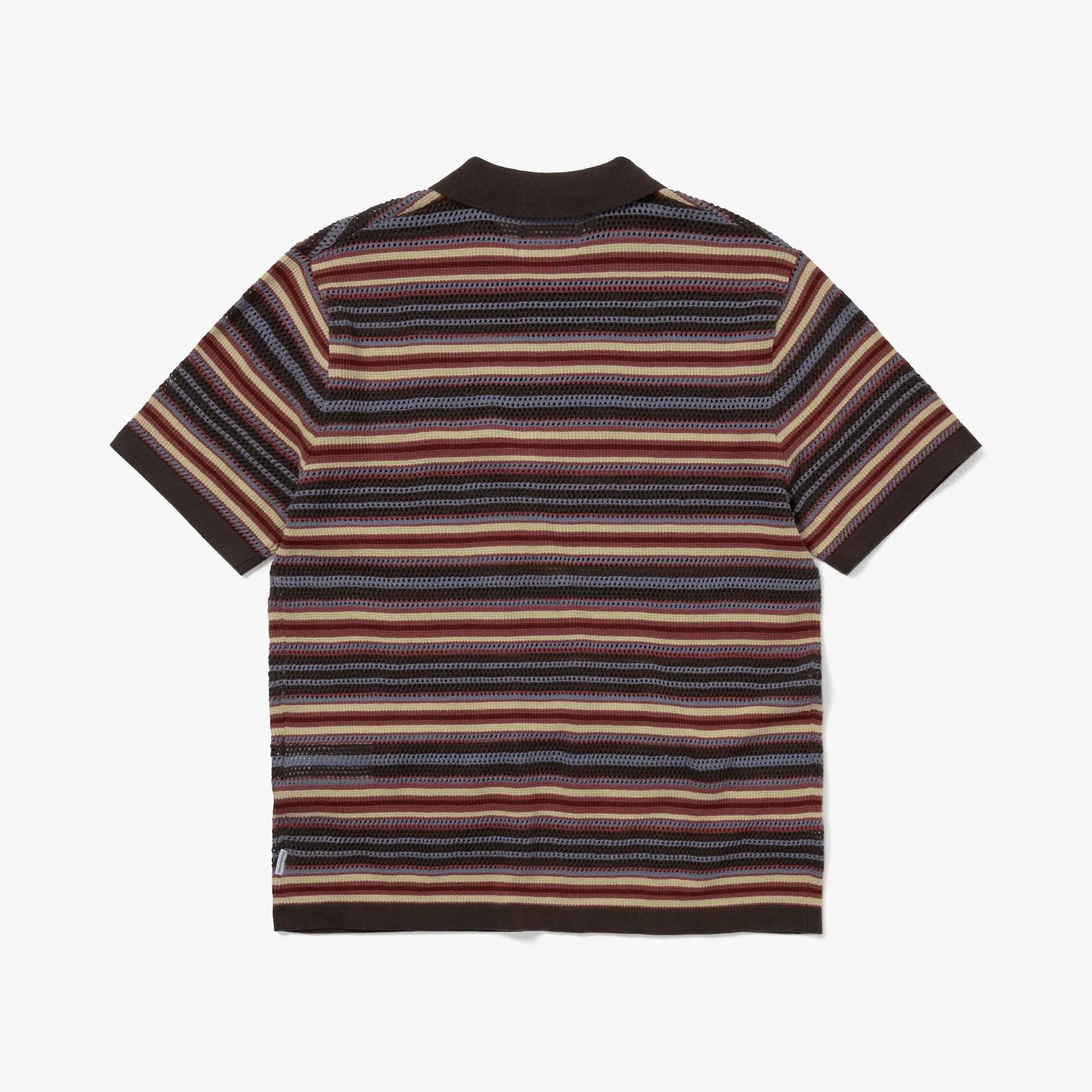 Thisisneverthat Strip Knit Polo Red sold by Livestock product image thumbnail 2