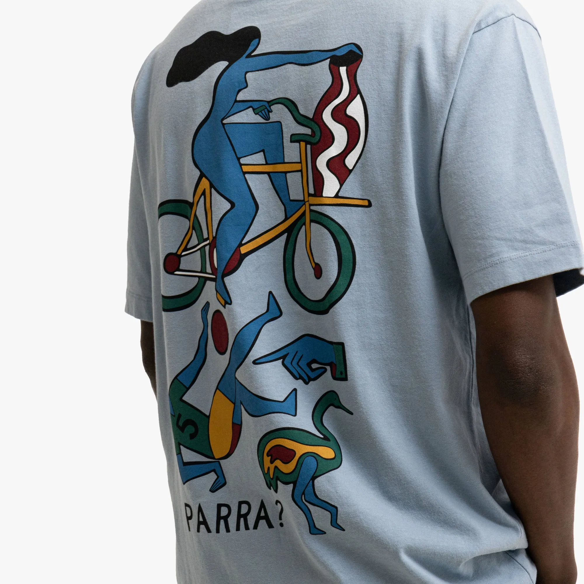 by Parra Vase Delivery T-Shirt Light Blue sold by Livestock product image thumbnail 5
